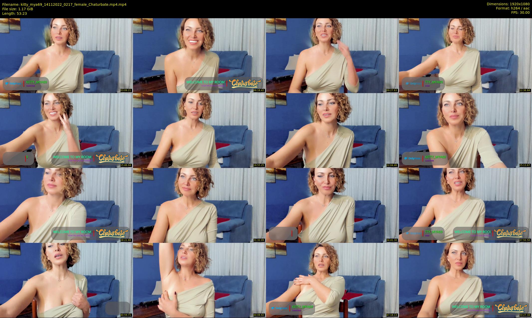 kitty_mya69 — 54 minute Chaturbate female cam show recording, 1080p, Nov 14, 2022