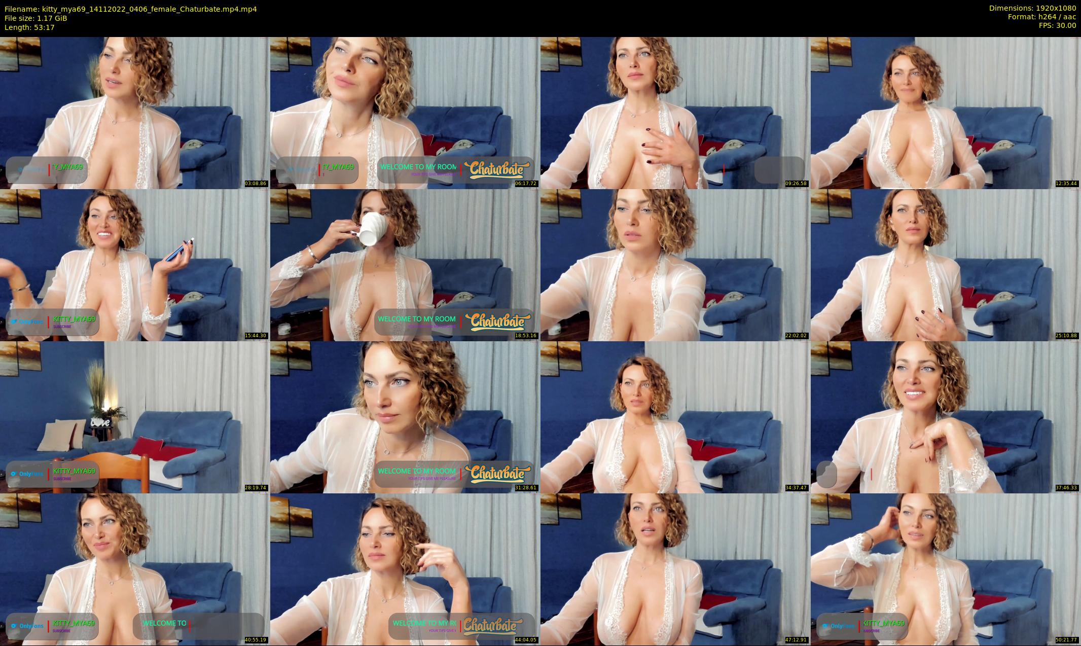 kitty_mya69 — 54 minute Chaturbate female cam show recording, 1080p, Nov 14, 2022