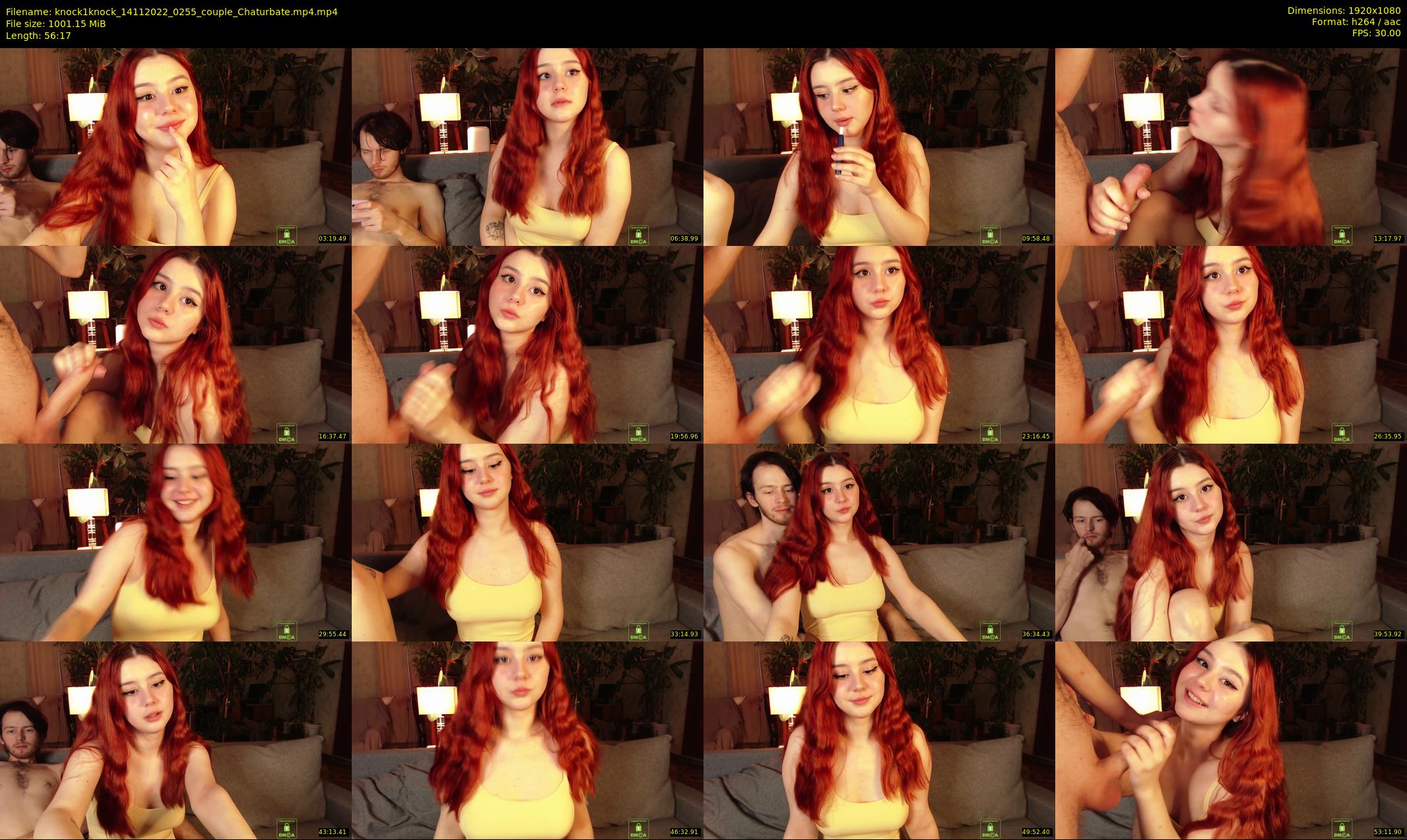 knock1knock — 57 minute Chaturbate couple cam show recording, 1080p, Nov 14, 2022