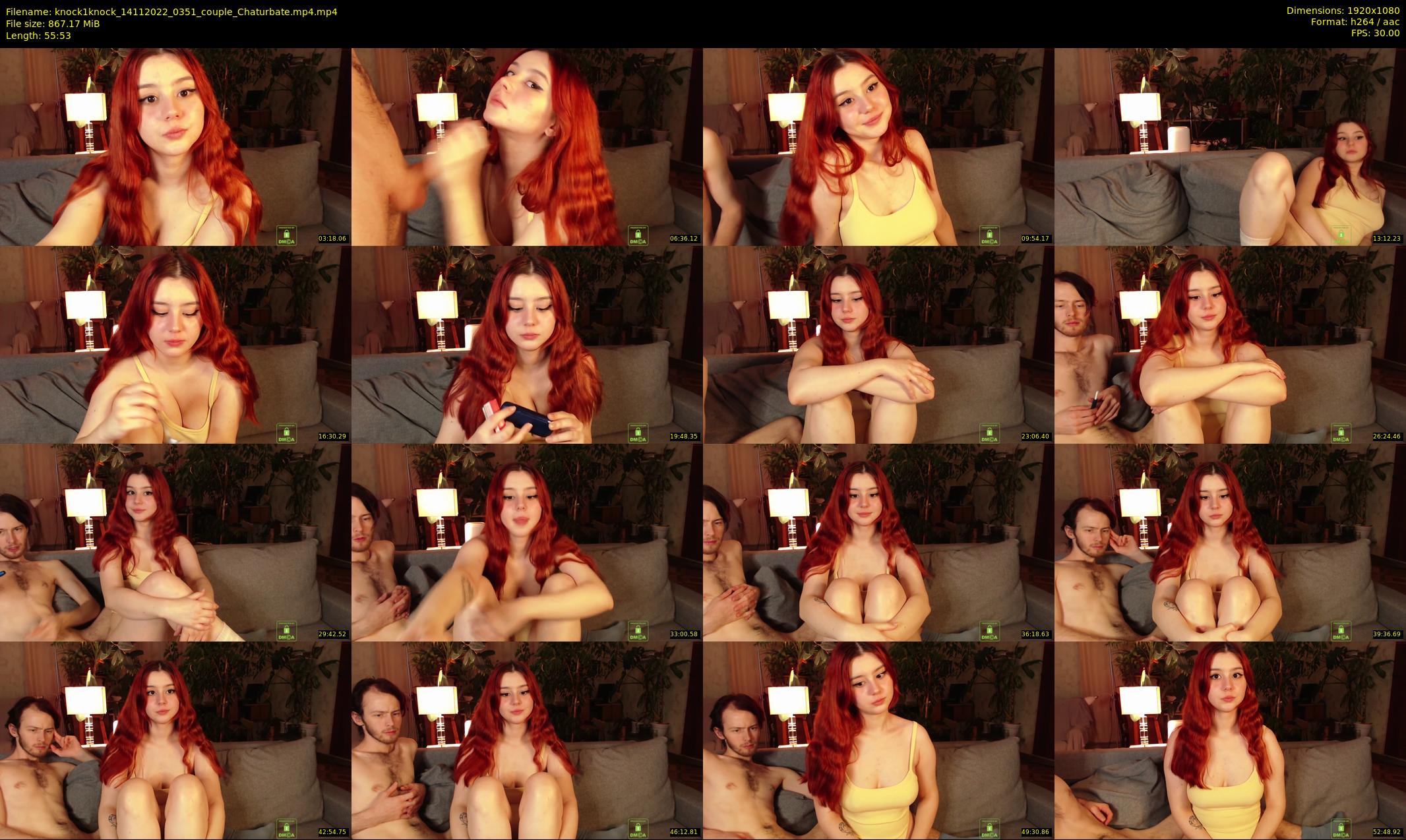 knock1knock — 56 minute Chaturbate couple cam show recording, 1080p, Nov 14, 2022