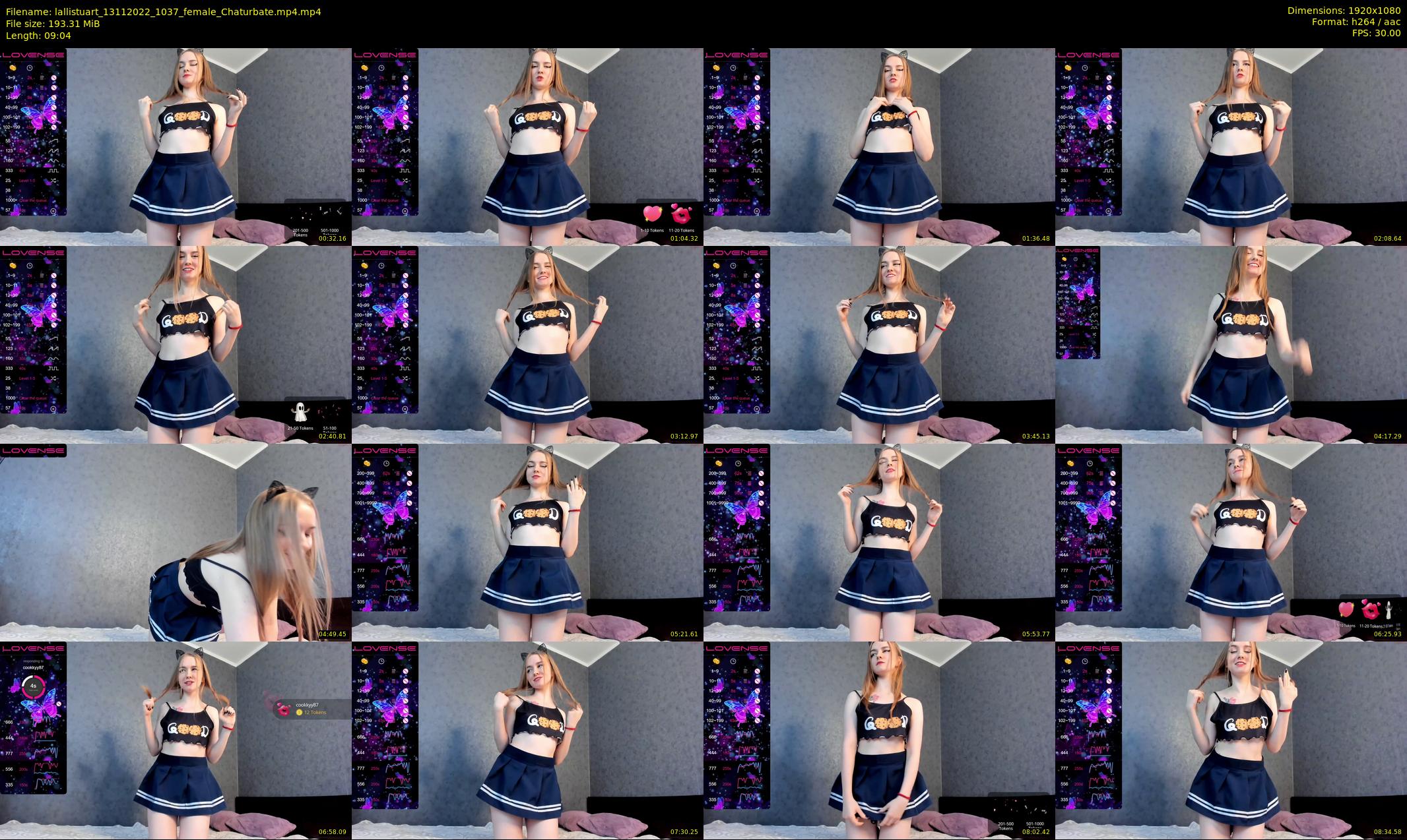lallistuart — 10 minute Chaturbate female cam show recording, 1080p, Nov 13, 2022