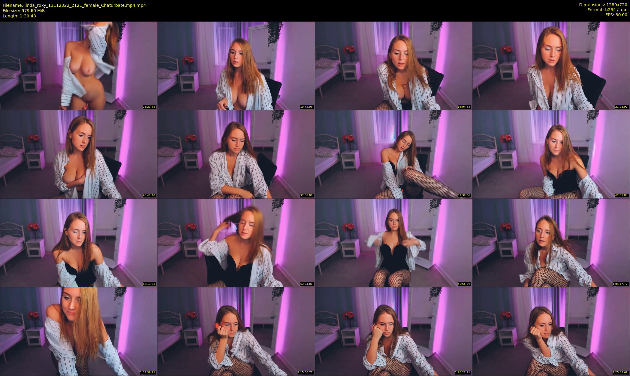 linda_roxy — 91 minute Chaturbate female cam show recording, 720p, Nov 13, 2022