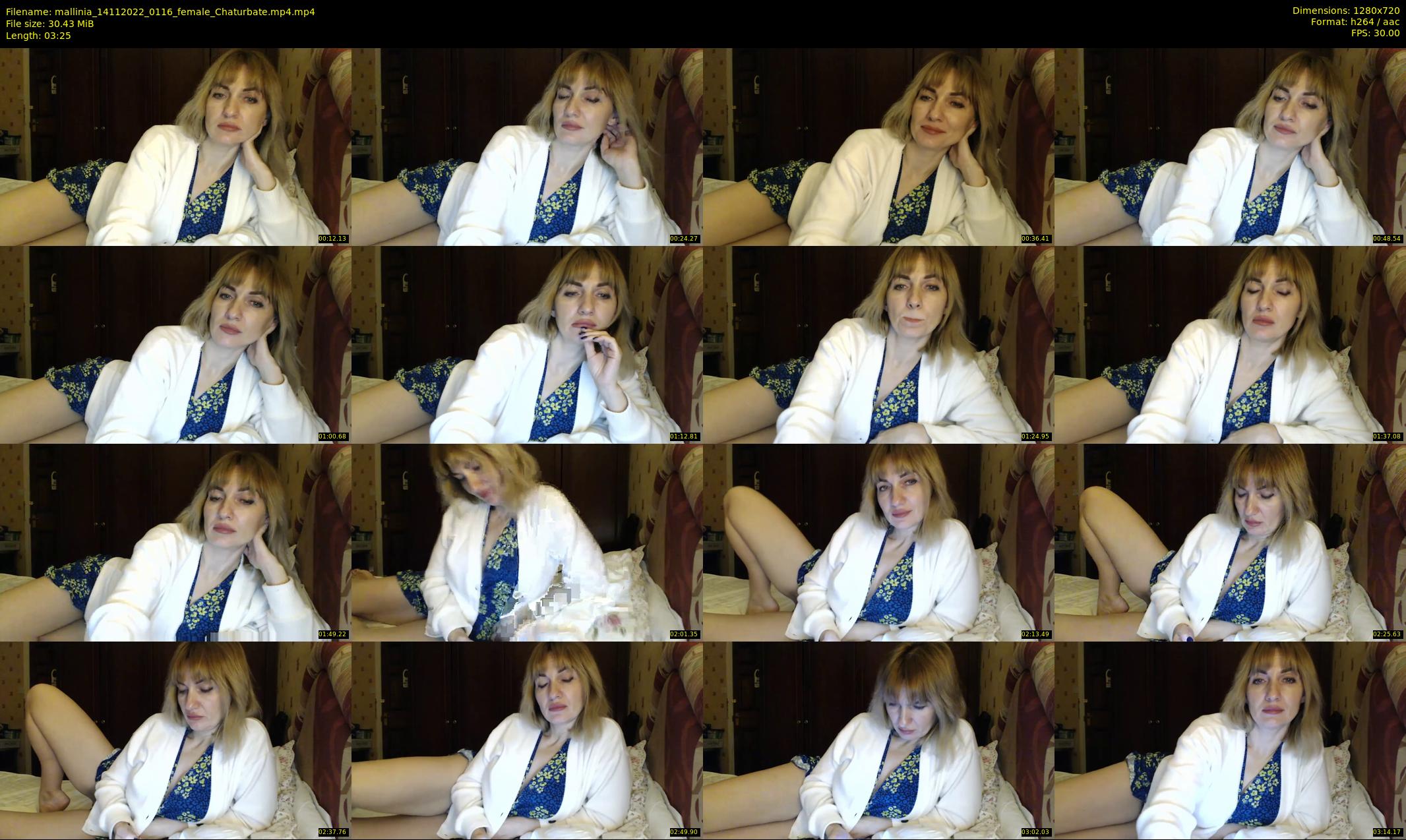 mallinia — 4 minute Chaturbate female cam show recording, 720p, Nov 14, 2022