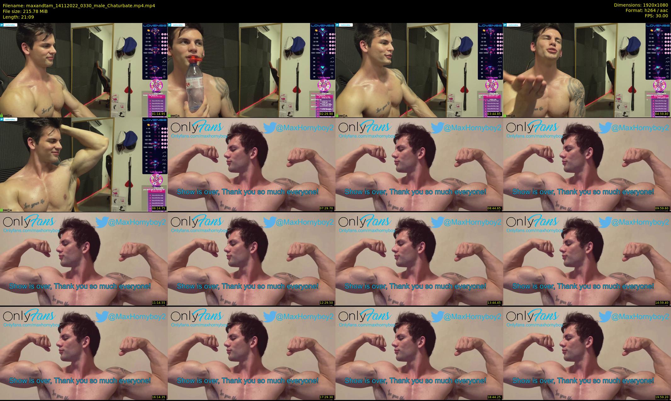 maxandtam — 22 minute Chaturbate couple cam show recording, 1080p, Nov 14, 2022