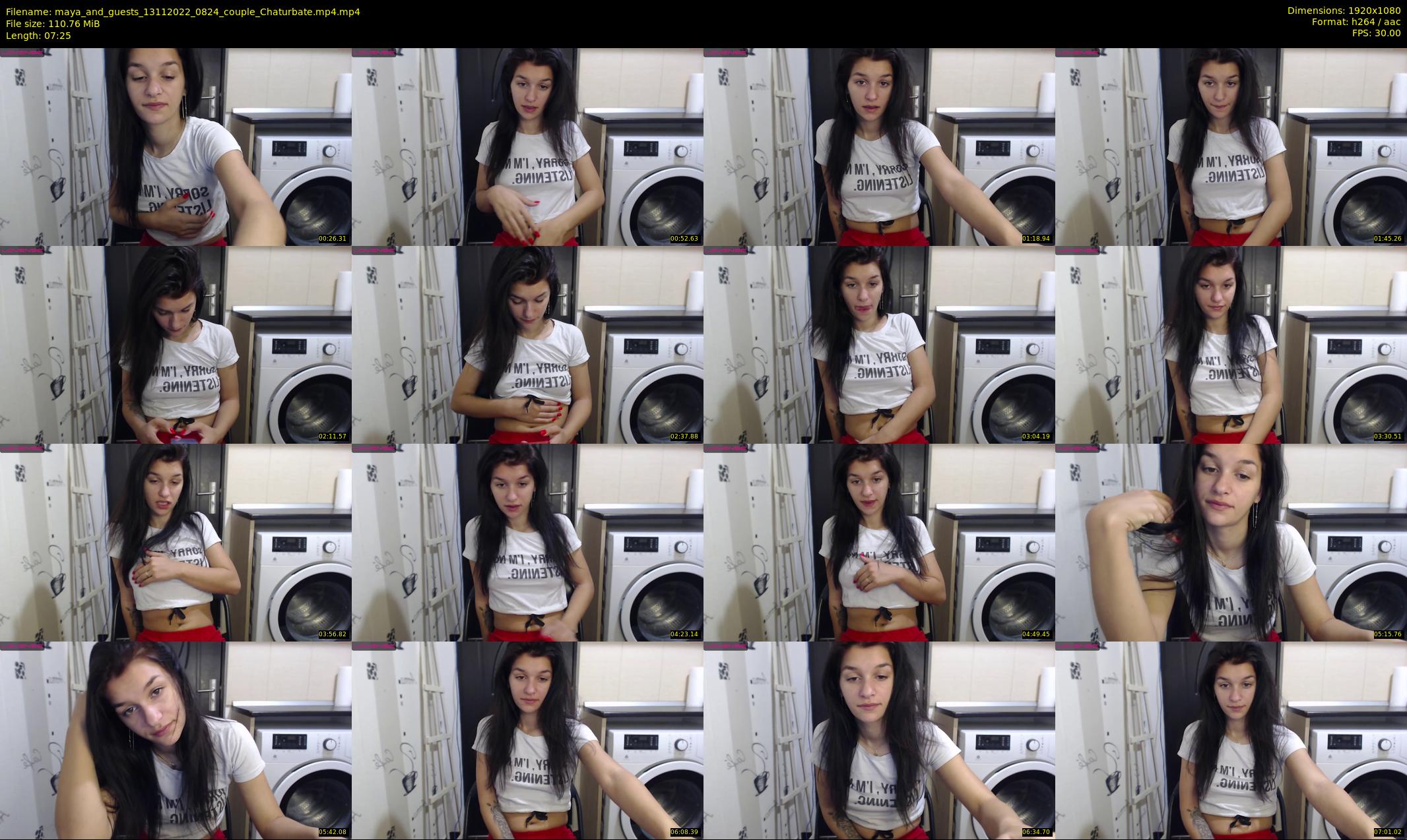 maya_and_guests — 8 minute Chaturbate couple cam show recording, 1080p, Nov 13, 2022