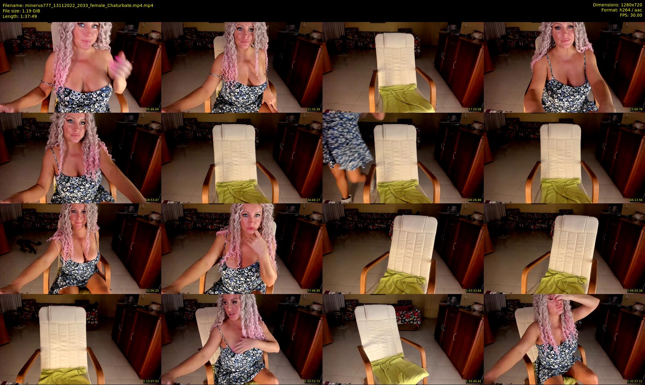 minerva777 — 98 minute Chaturbate female cam show recording, 720p, Nov 13, 2022
