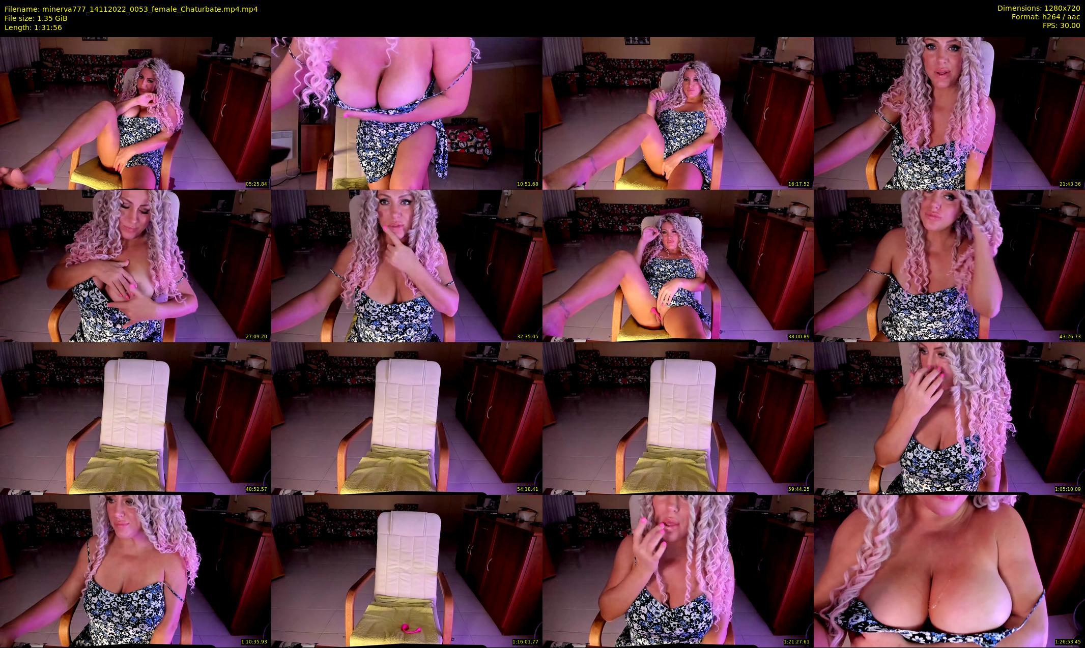minerva777 — 92 minute Chaturbate female cam show recording, 720p, Nov 14, 2022