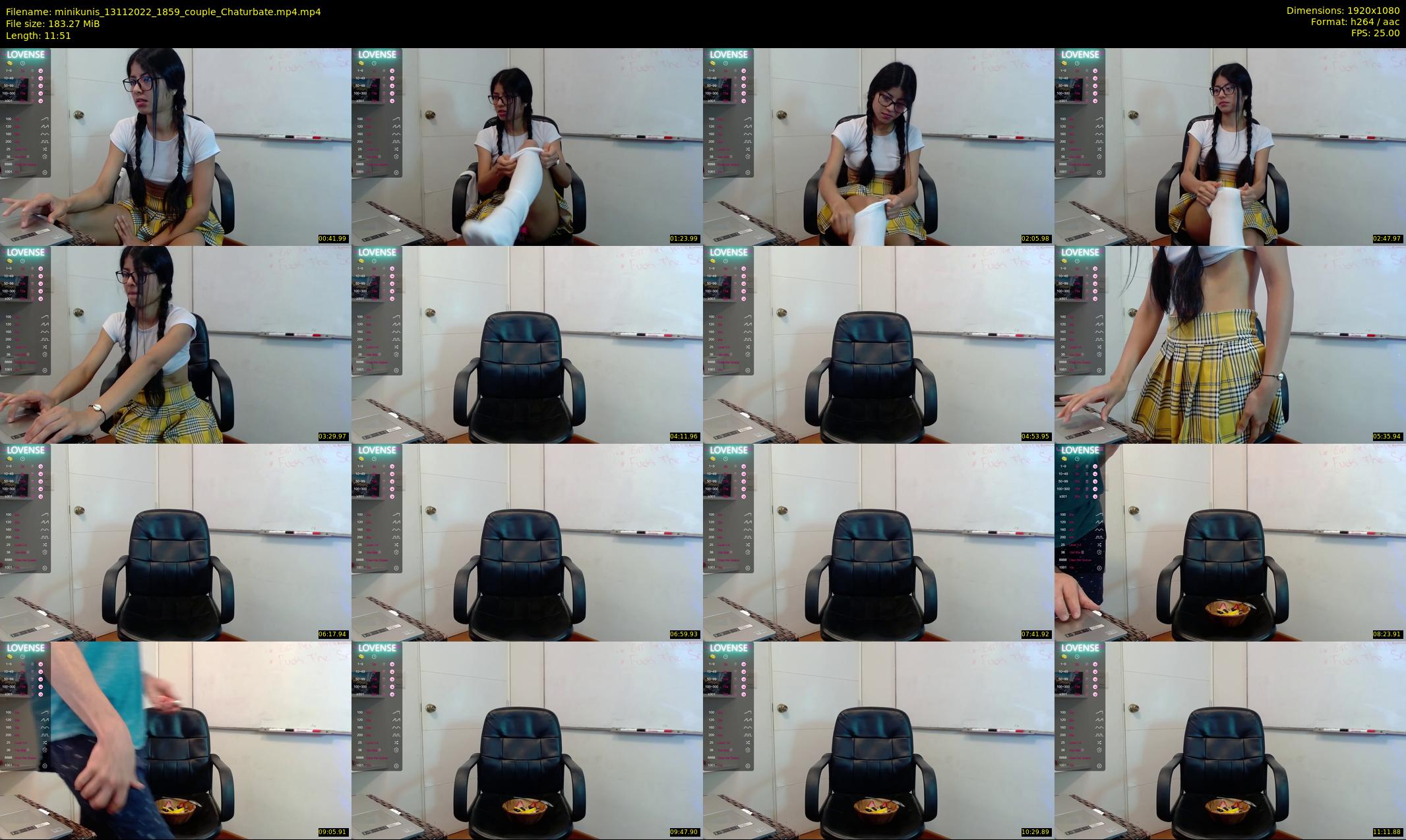 minikunis — 12 minute Chaturbate couple cam show recording, 1080p, Nov 13, 2022