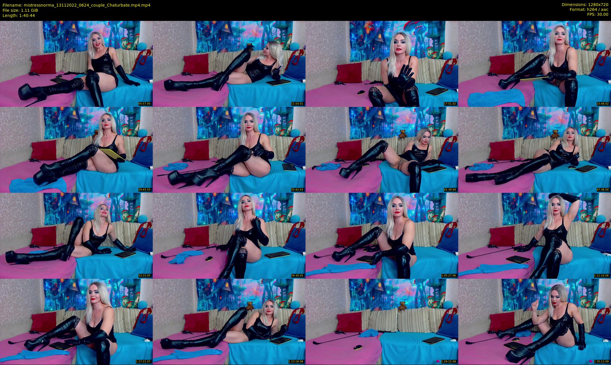 mistressnorma — 101 minute Chaturbate female cam show recording, 720p, Nov 13, 2022