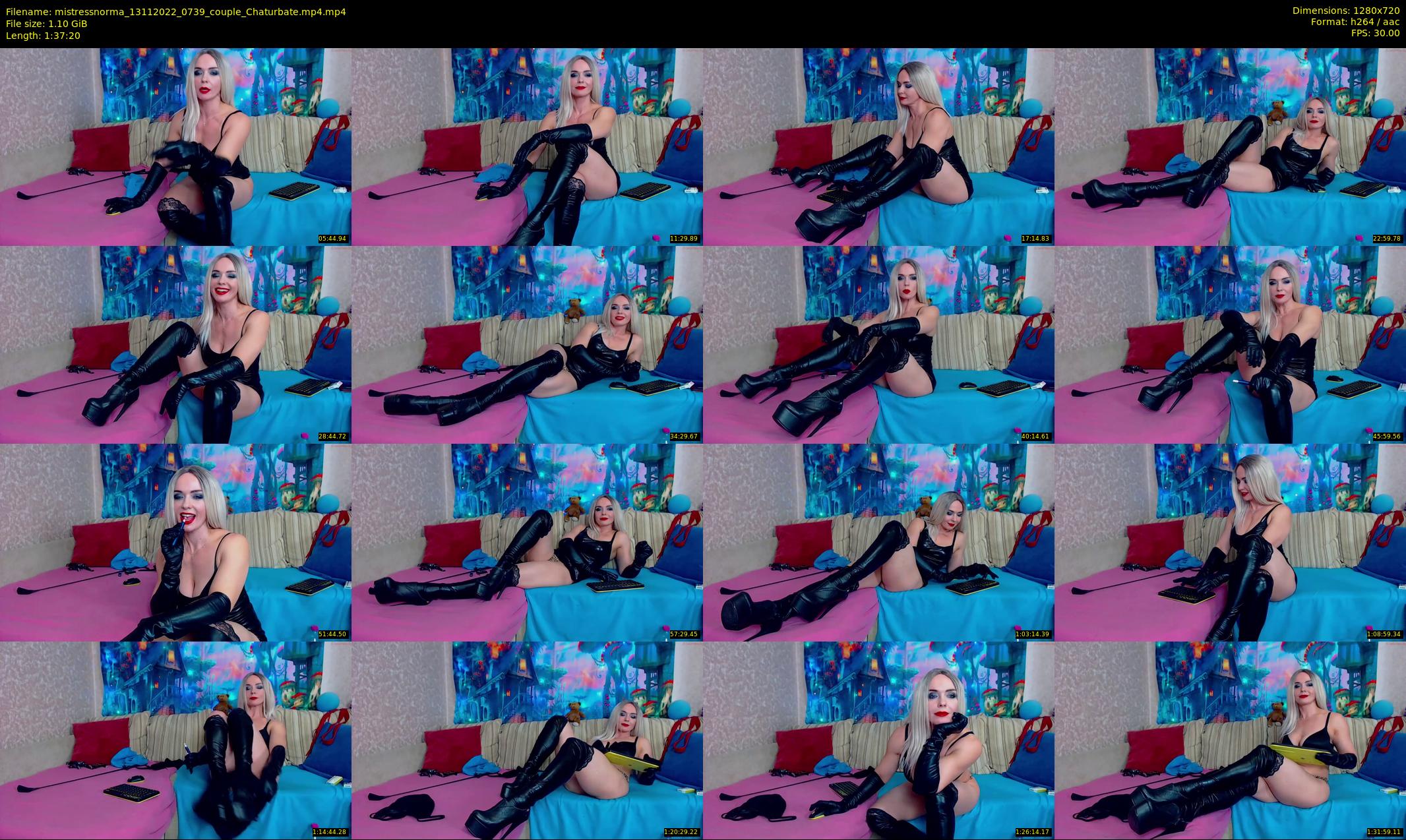 mistressnorma — 98 minute Chaturbate female cam show recording, 720p, Nov 13, 2022