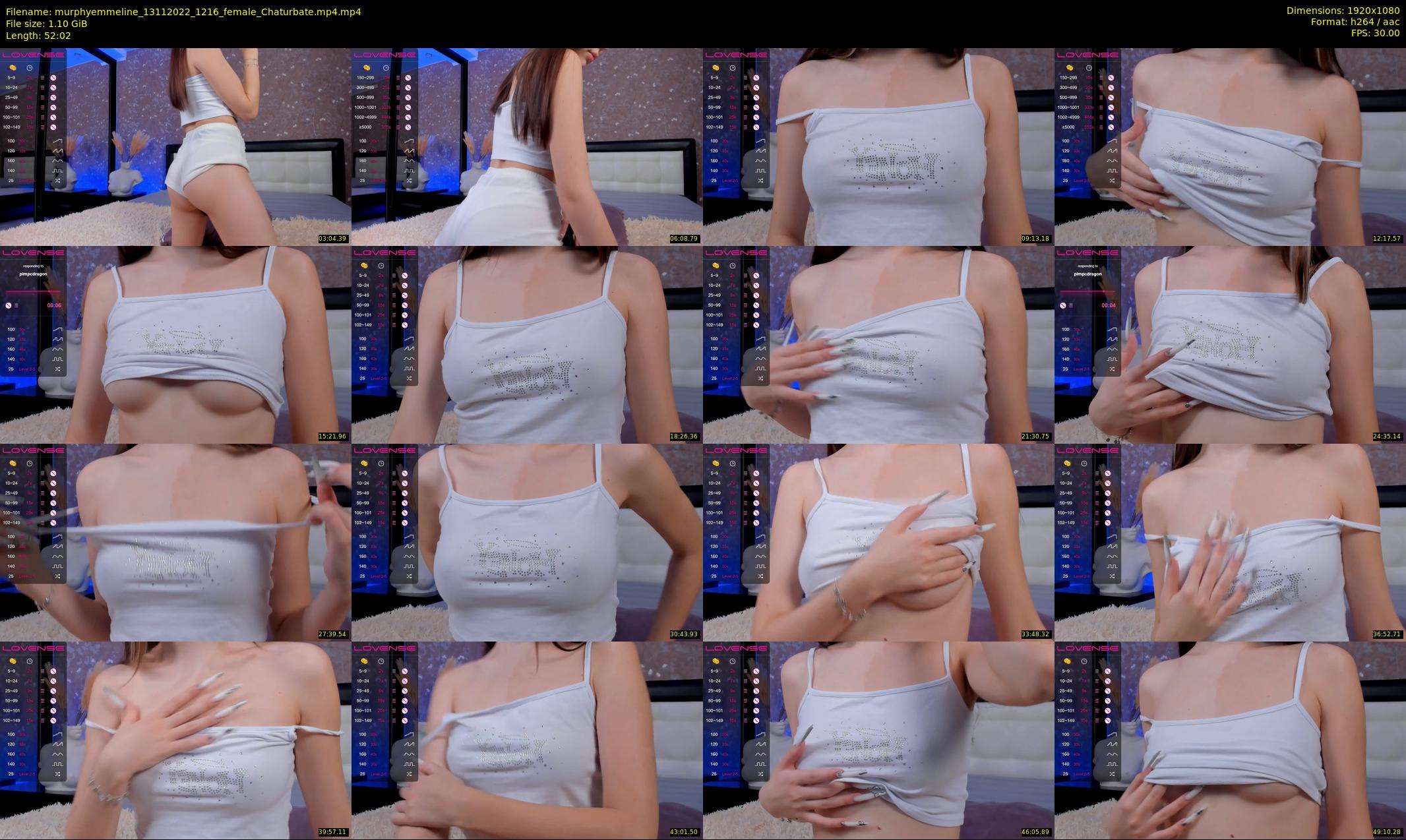 murphyemmeline — 53 minute Chaturbate female cam show recording, 1080p, Nov 13, 2022