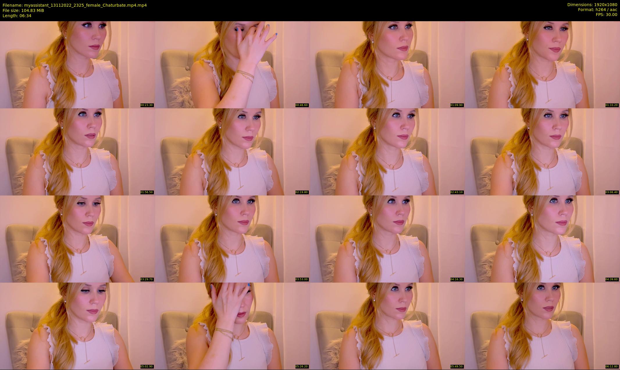 myassistant — 7 minute Chaturbate female cam show recording, 1080p, Nov 13, 2022