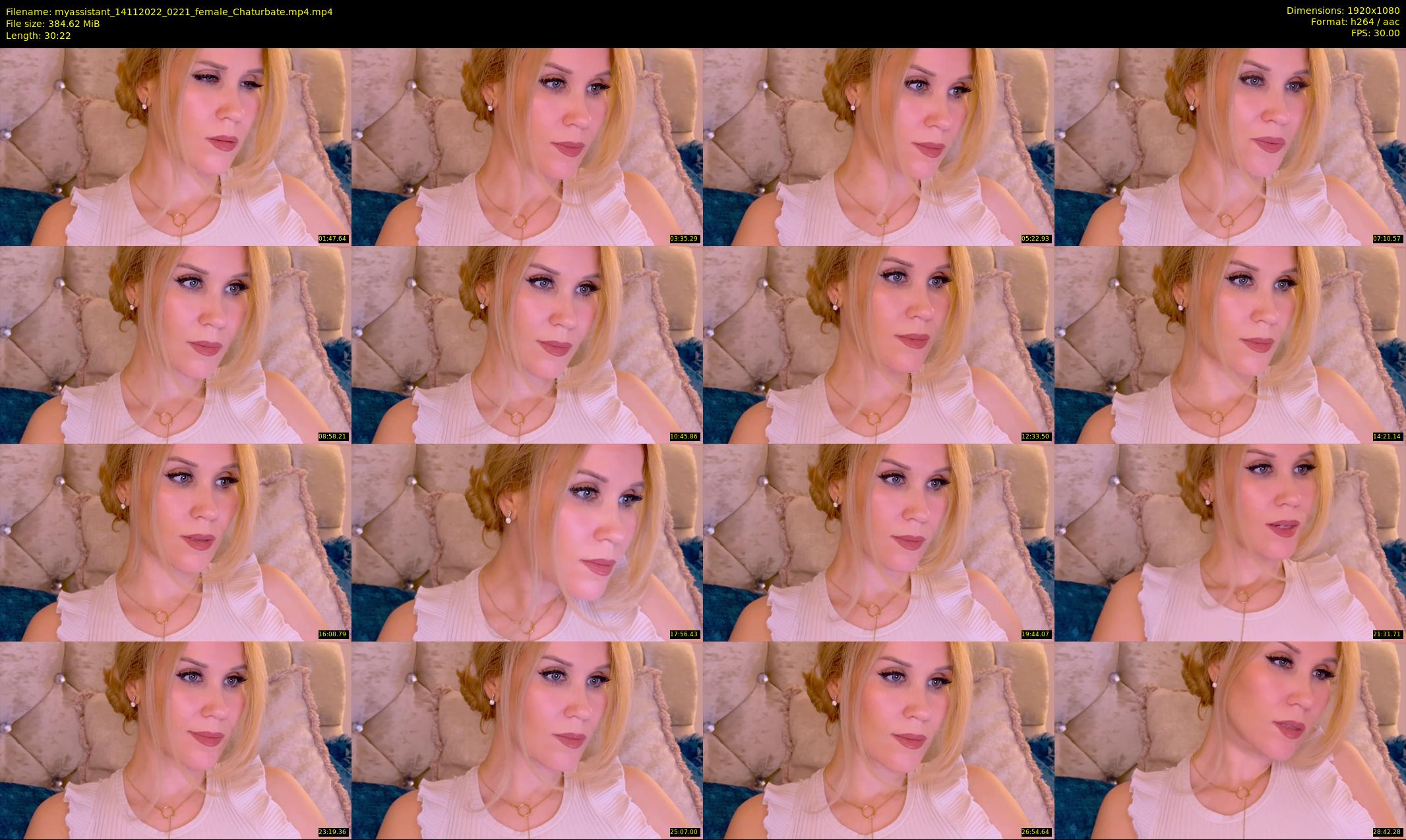 myassistant — 31 minute Chaturbate female cam show recording, 1080p, Nov 14, 2022