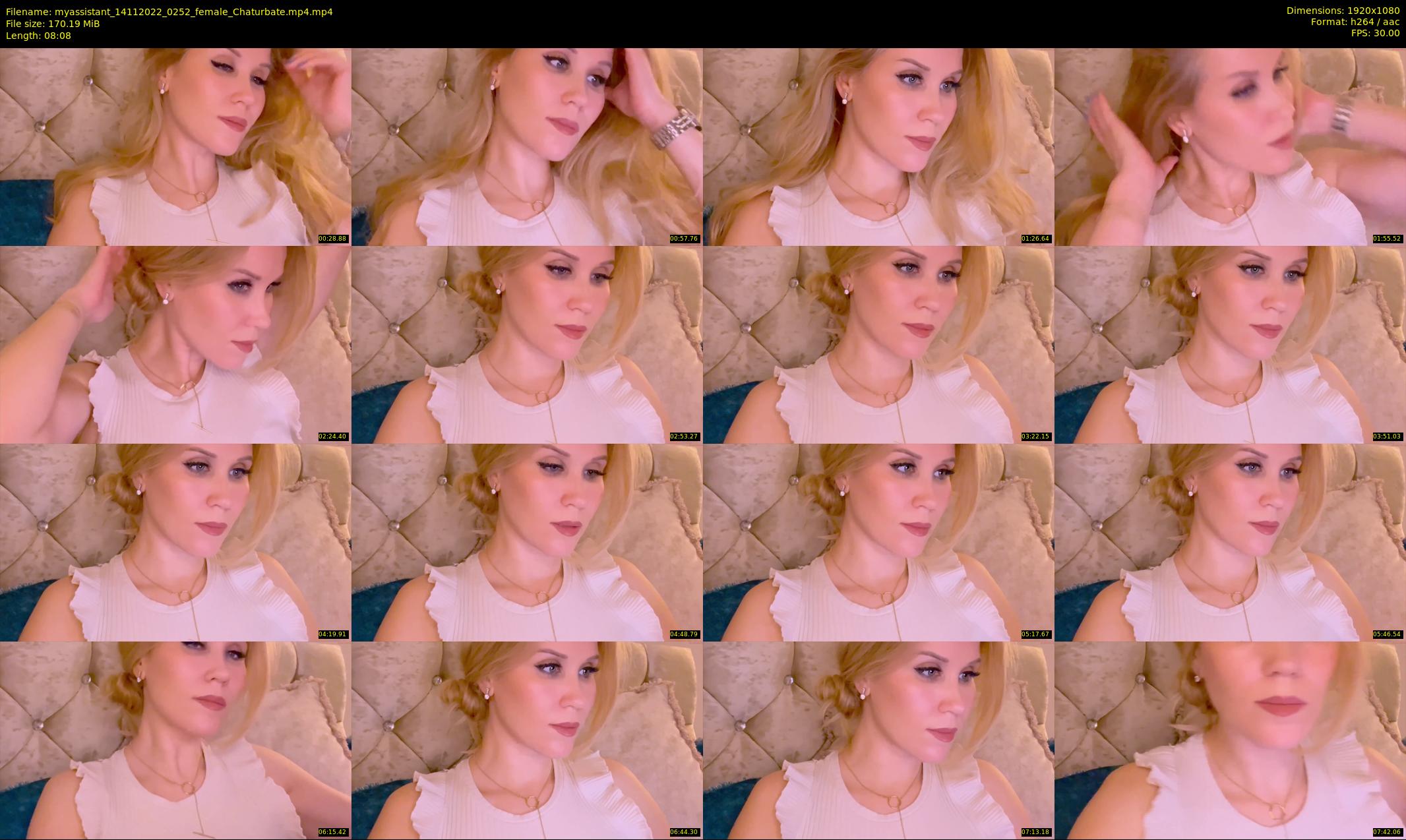 myassistant — 9 minute Chaturbate female cam show recording, 1080p, Nov 14, 2022