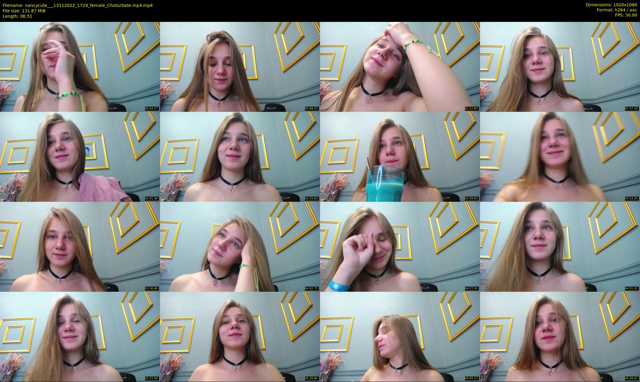 nancycute__ — 7 minute Chaturbate female cam show recording, 1080p, Nov 13, 2022