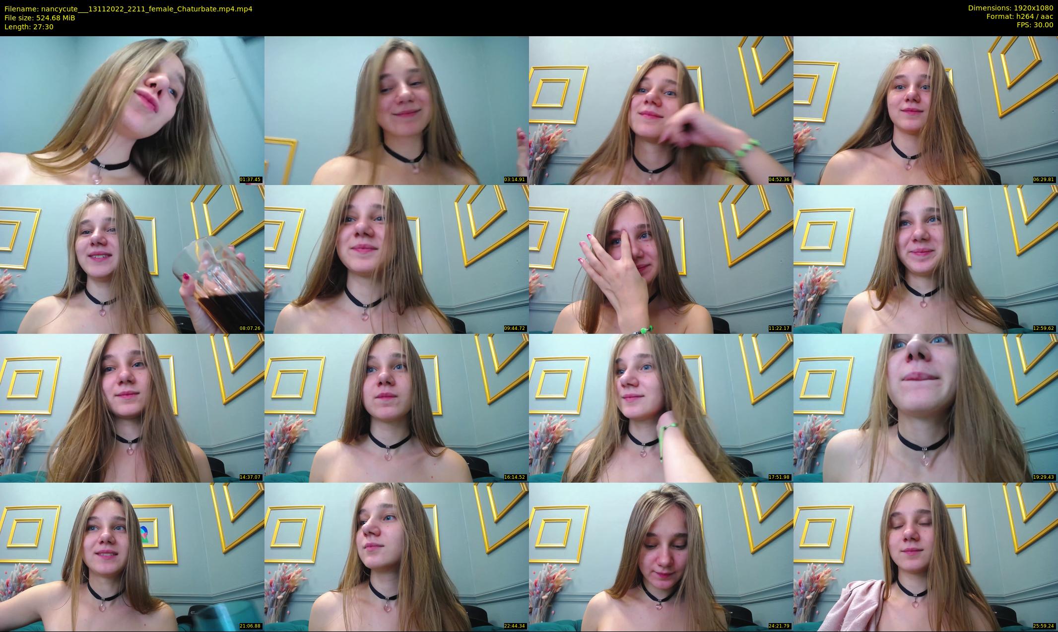 nancycute__ — 28 minute Chaturbate female cam show recording, 1080p, Nov 13, 2022