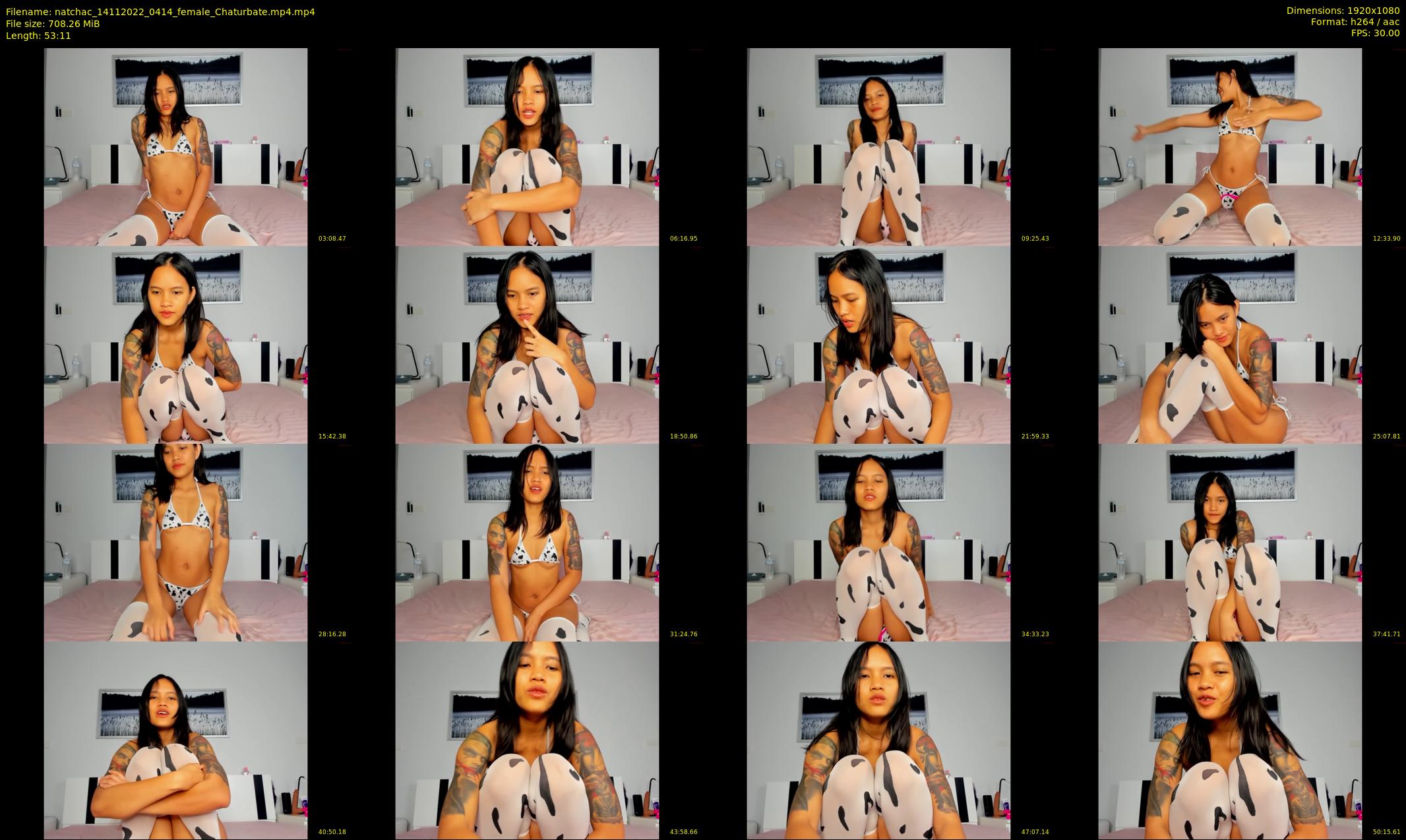 natchac — 54 minute Chaturbate female cam show recording, 1080p, Nov 14, 2022