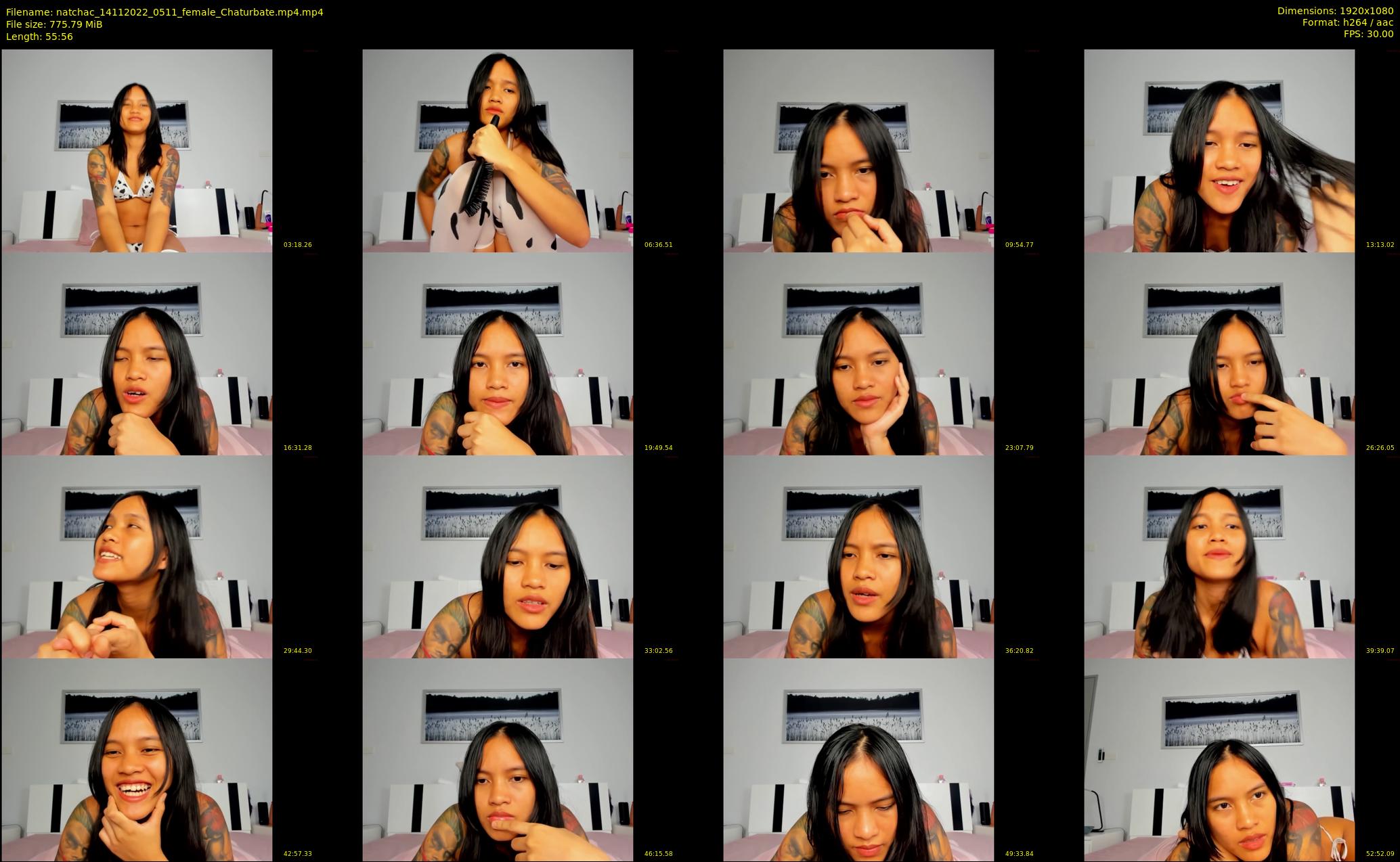 natchac — 56 minute Chaturbate female cam show recording, 1080p, Nov 14, 2022