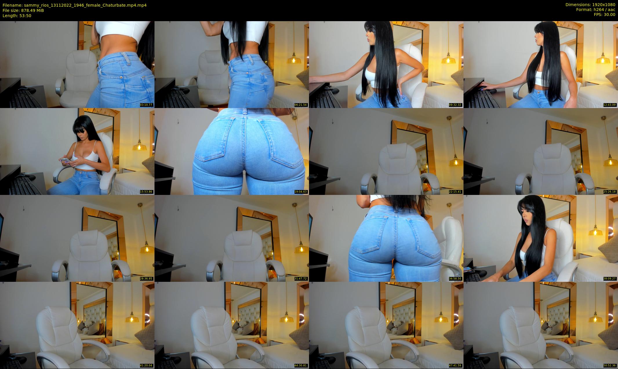 sammy_rios — 54 minute Chaturbate female cam show recording, 1080p, Nov 13, 2022