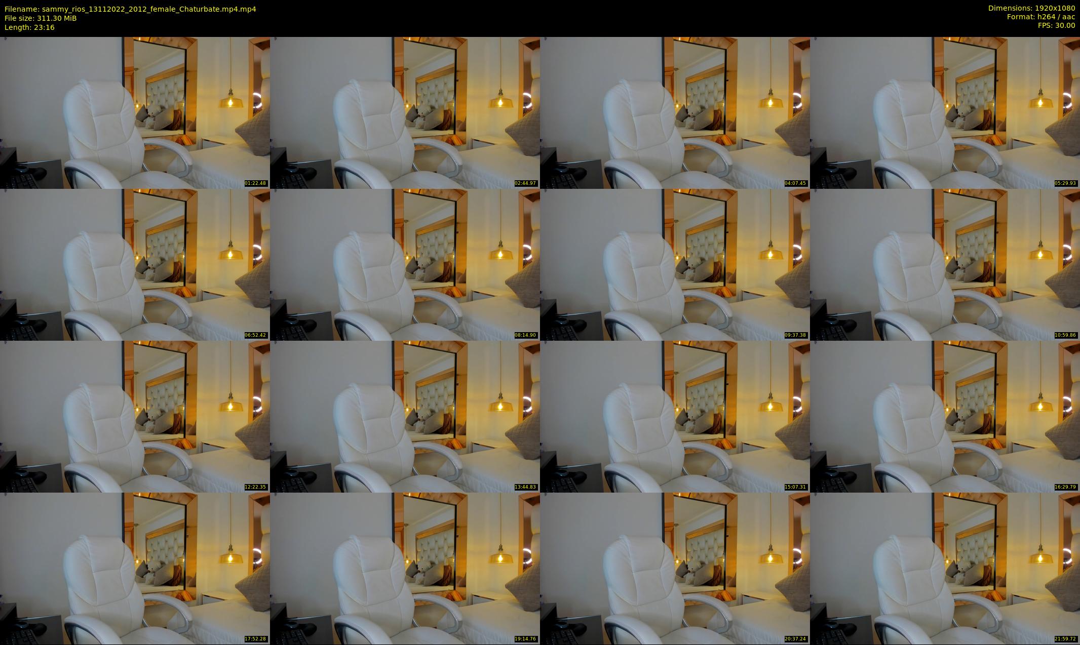 sammy_rios — 24 minute Chaturbate female cam show recording, 1080p, Nov 13, 2022