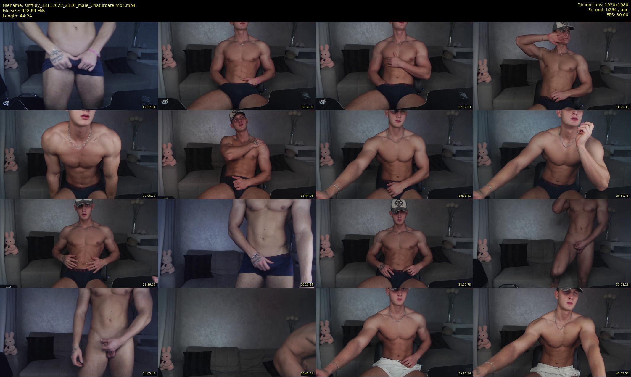 sinffuly — 45 minute Chaturbate male cam show recording, 1080p, Nov 13, 2022