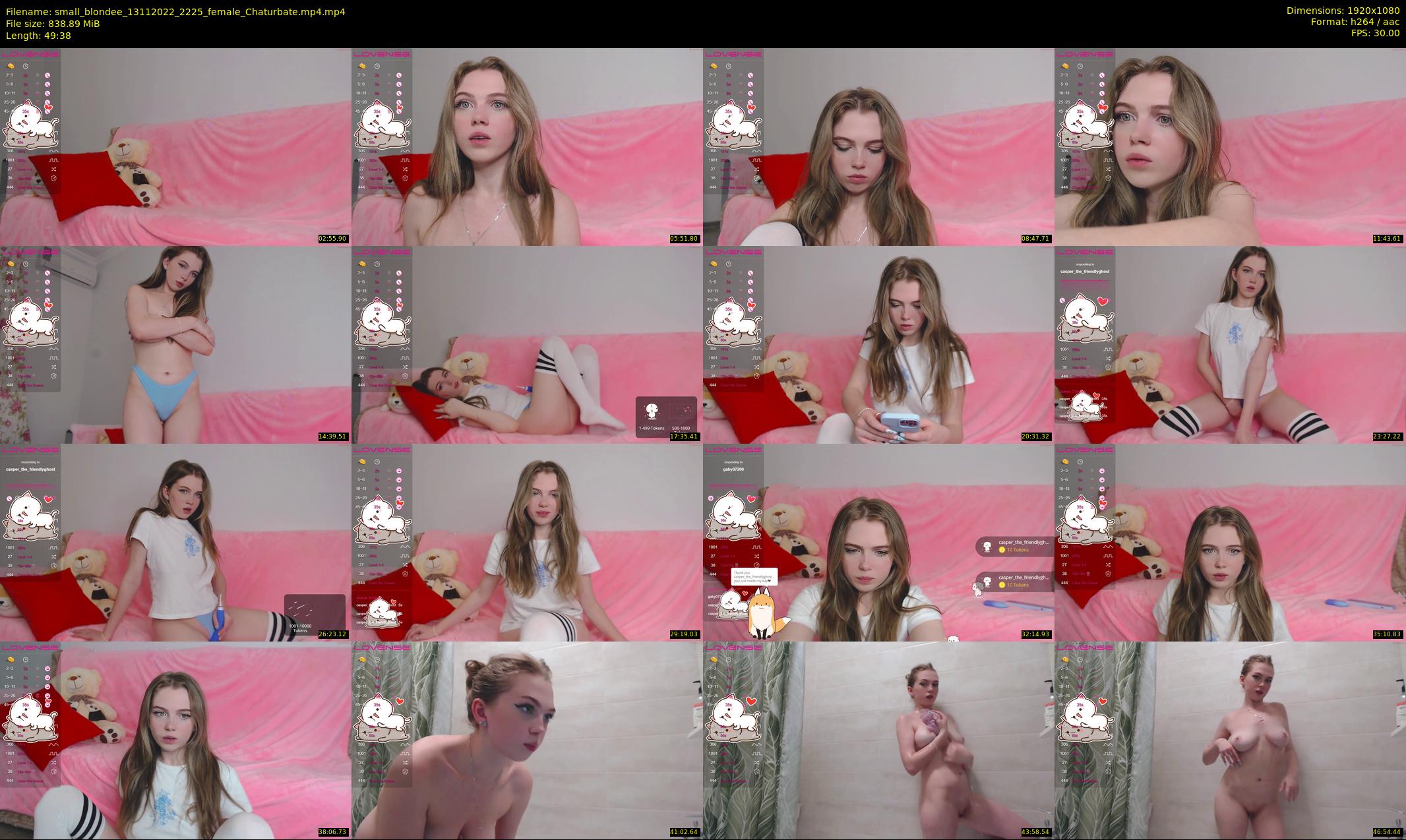 small_blondee — 50 minute Chaturbate female cam show recording, 1080p, Nov 13, 2022