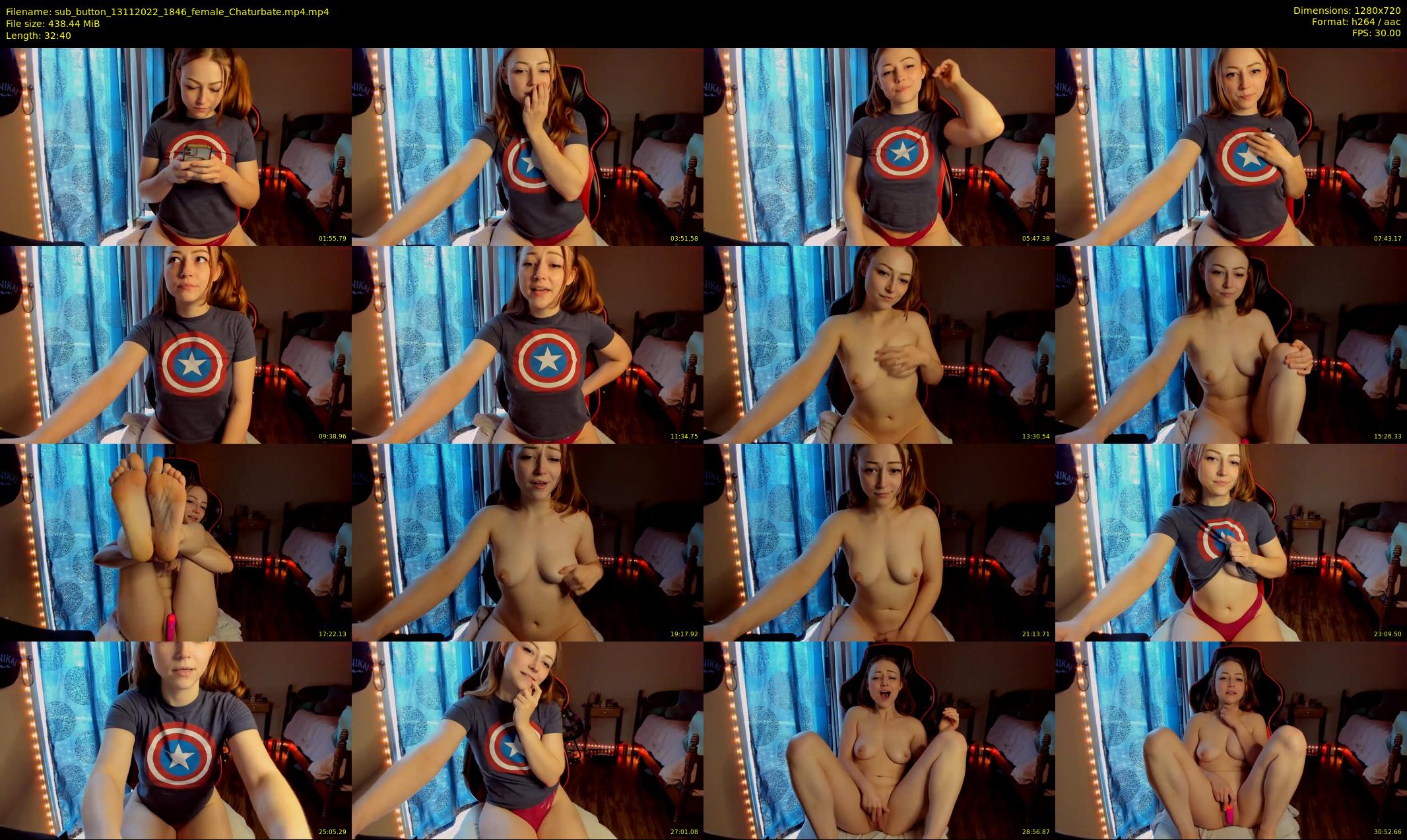 sub_button — 33 minute Chaturbate female cam show recording, 720p, Nov 13, 2022