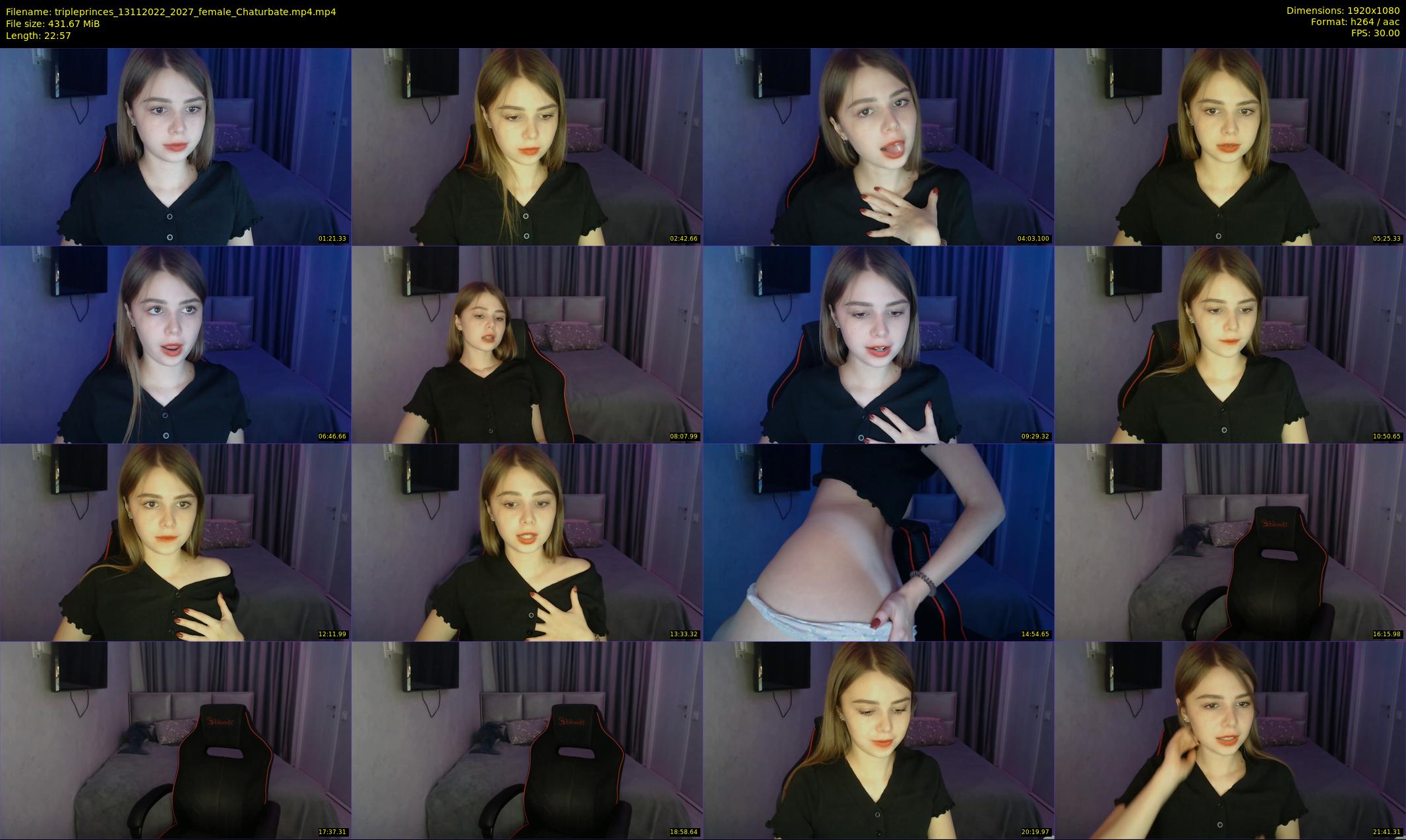 tripleprinces — 23 minute Chaturbate female cam show recording, 1080p, Nov 13, 2022