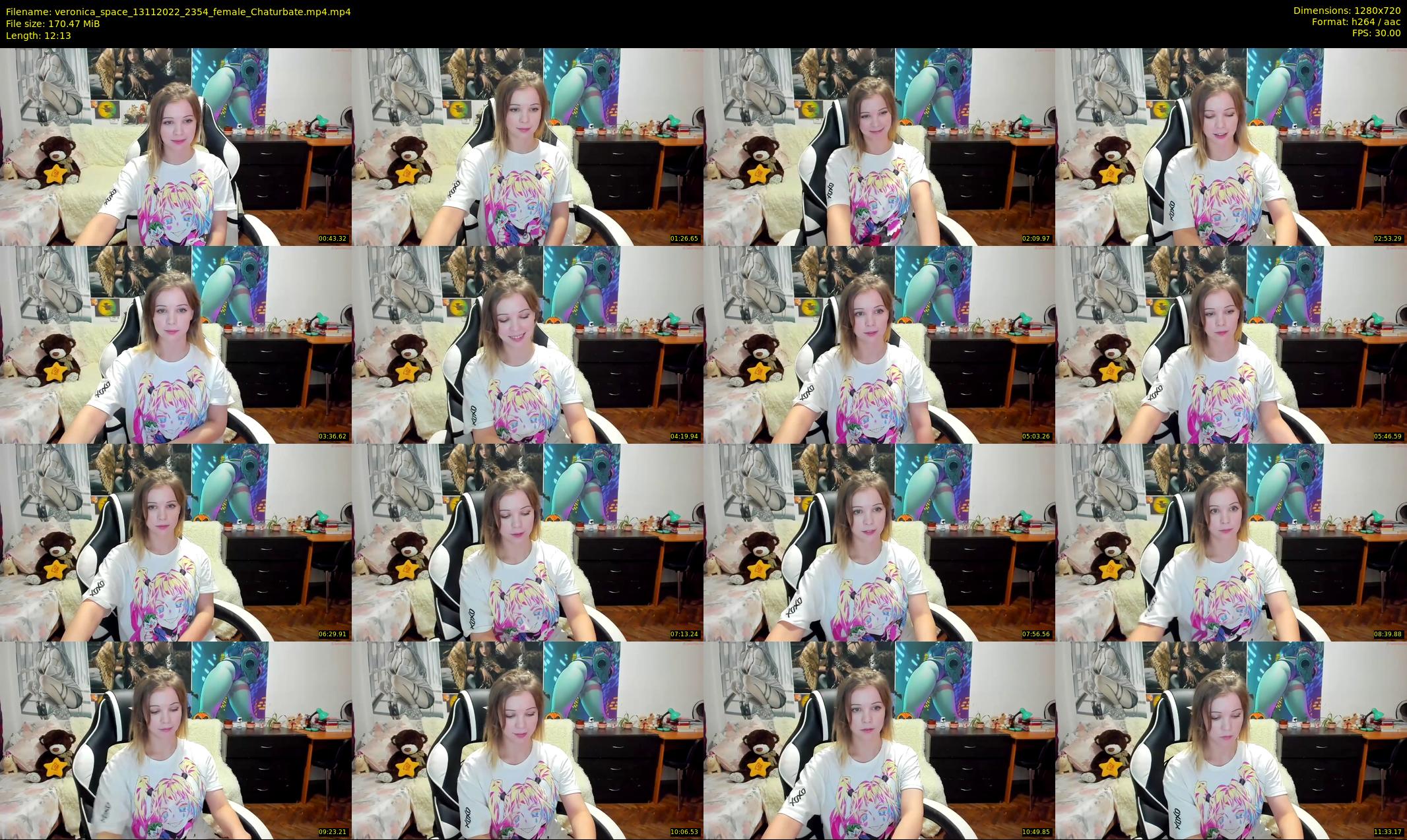veronica_space — 13 minute Chaturbate female cam show recording, 720p, Nov 13, 2022