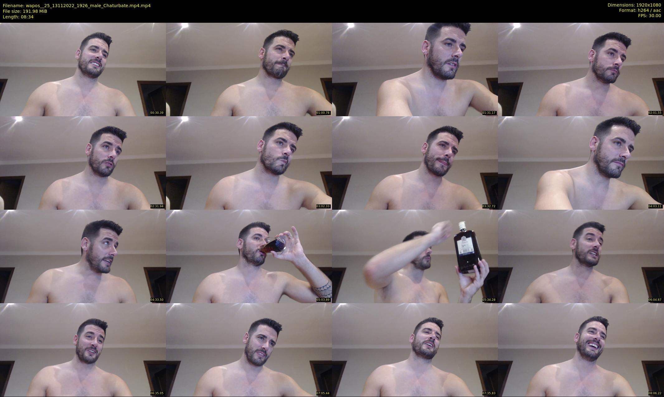 wapos__25 — 9 minute Chaturbate male cam show recording, 1080p, Nov 13, 2022
