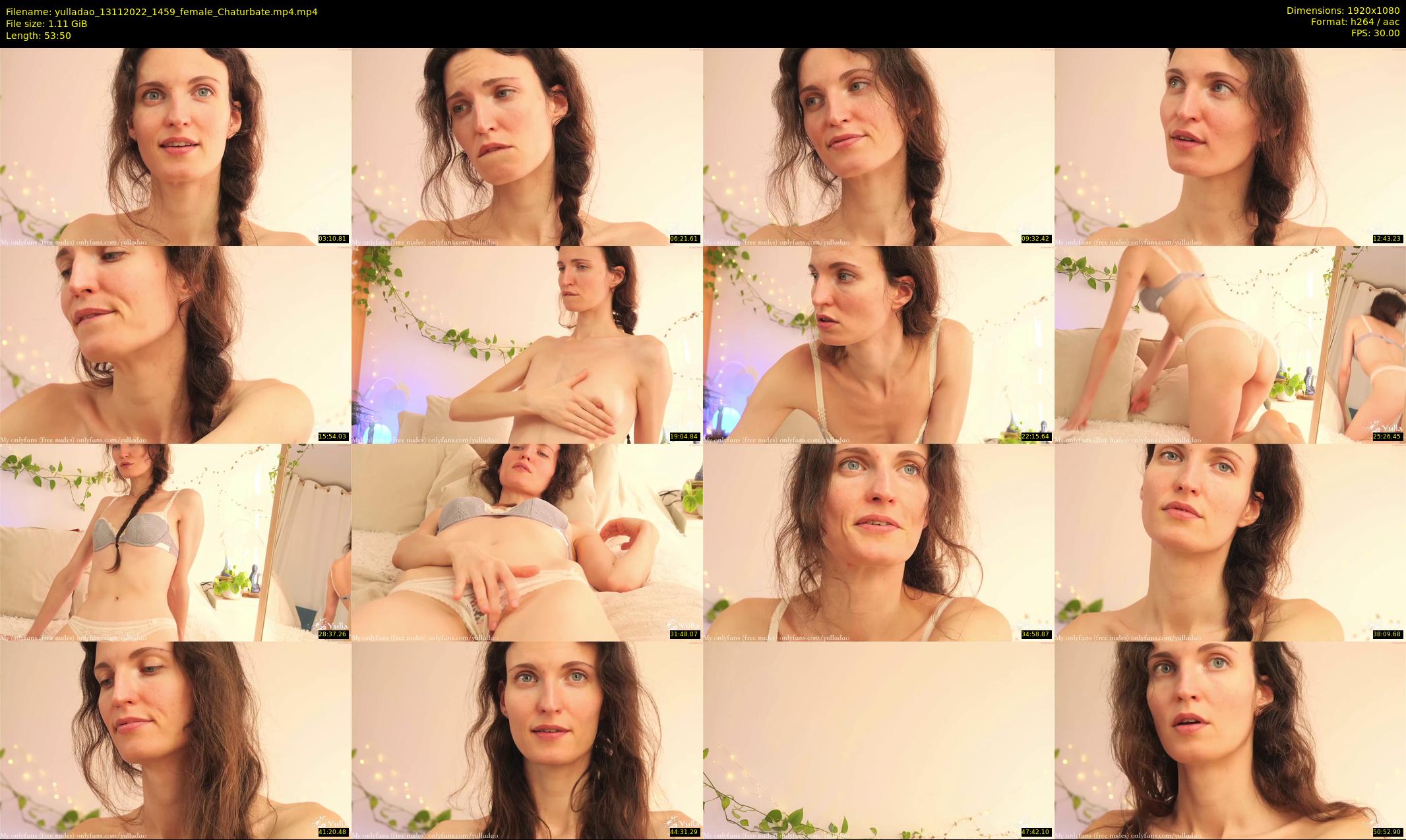yulladao — 54 minute Chaturbate female cam show recording, 1080p, Nov 13, 2022
