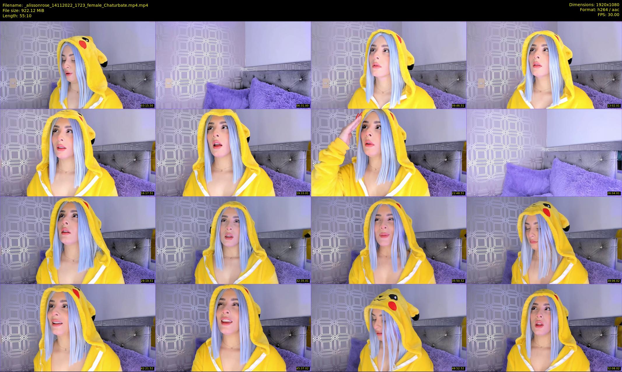 _alissonrose — 56 minute Chaturbate female cam show recording, 1080p, Nov 14, 2022