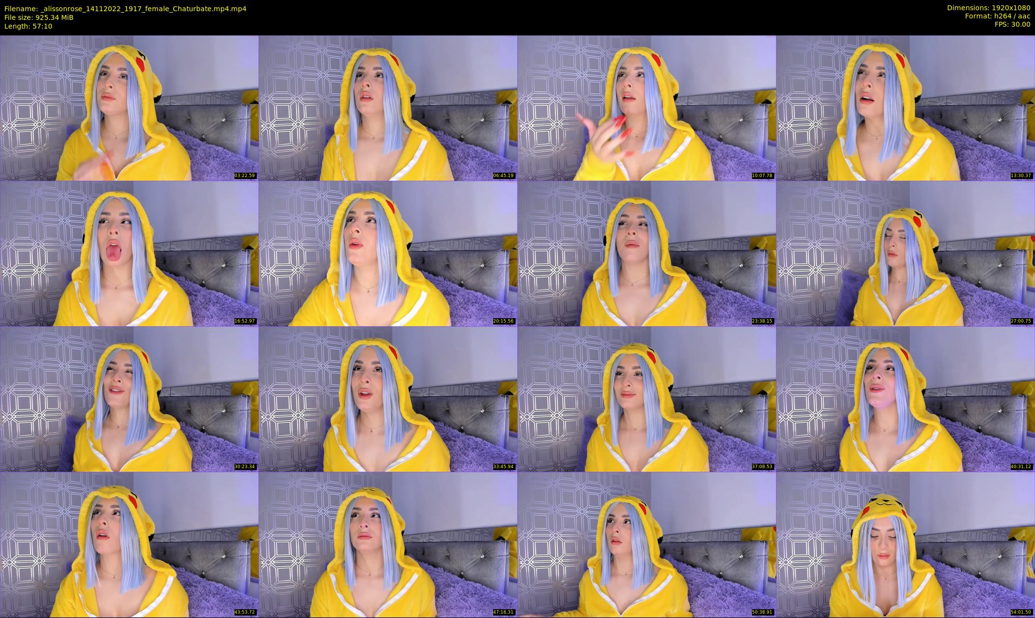 _alissonrose — 58 minute Chaturbate female cam show recording, 1080p, Nov 14, 2022