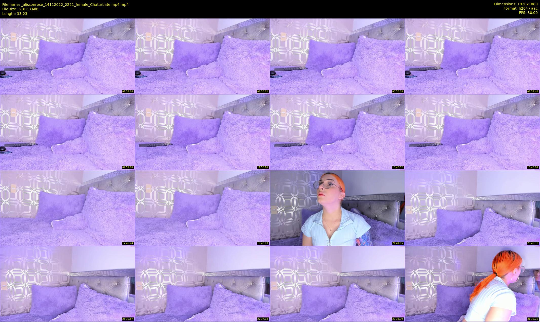 _alissonrose — 34 minute Chaturbate female cam show recording, 1080p, Nov 14, 2022