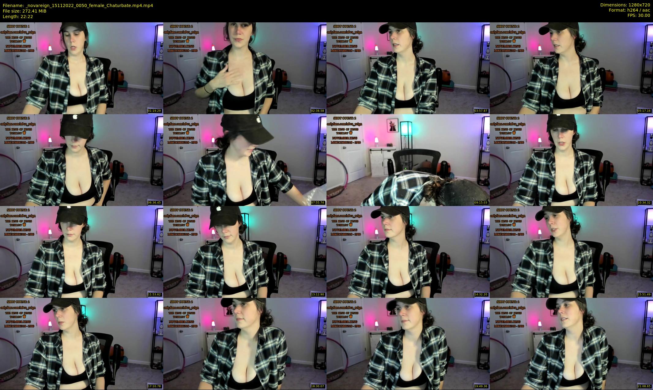 _novareign — 23 minute Chaturbate female cam show recording, 720p, Nov 15, 2022