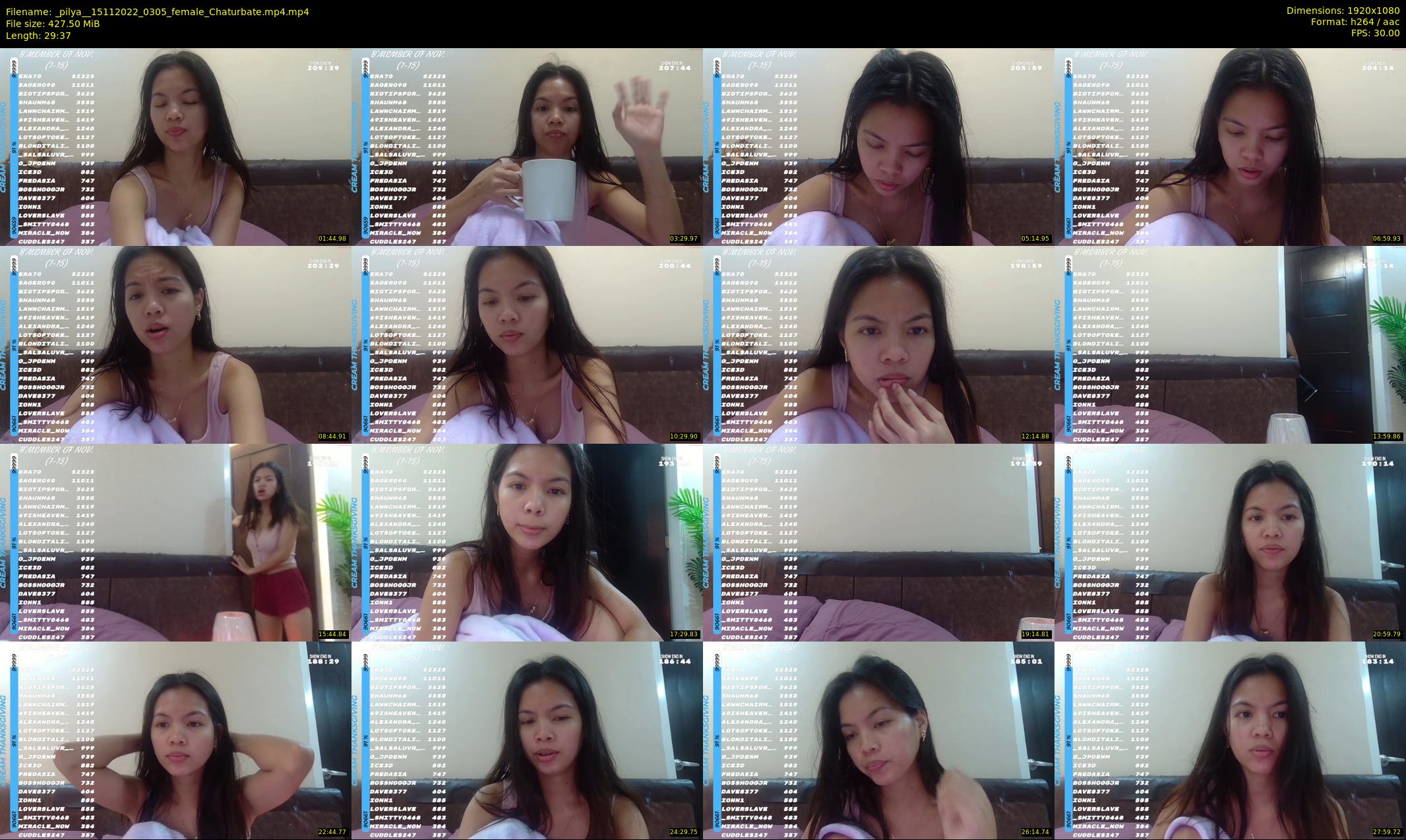 _pilya_ — 30 minute Chaturbate female cam show recording, 1080p, Nov 15, 2022