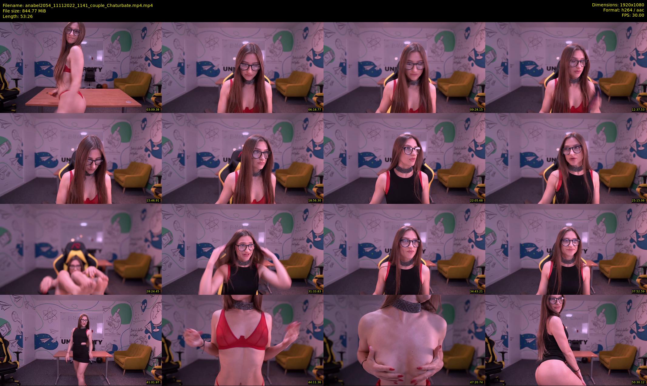 anabel2054 — 54 minute Chaturbate female cam show recording, 1080p, Nov 11, 2022