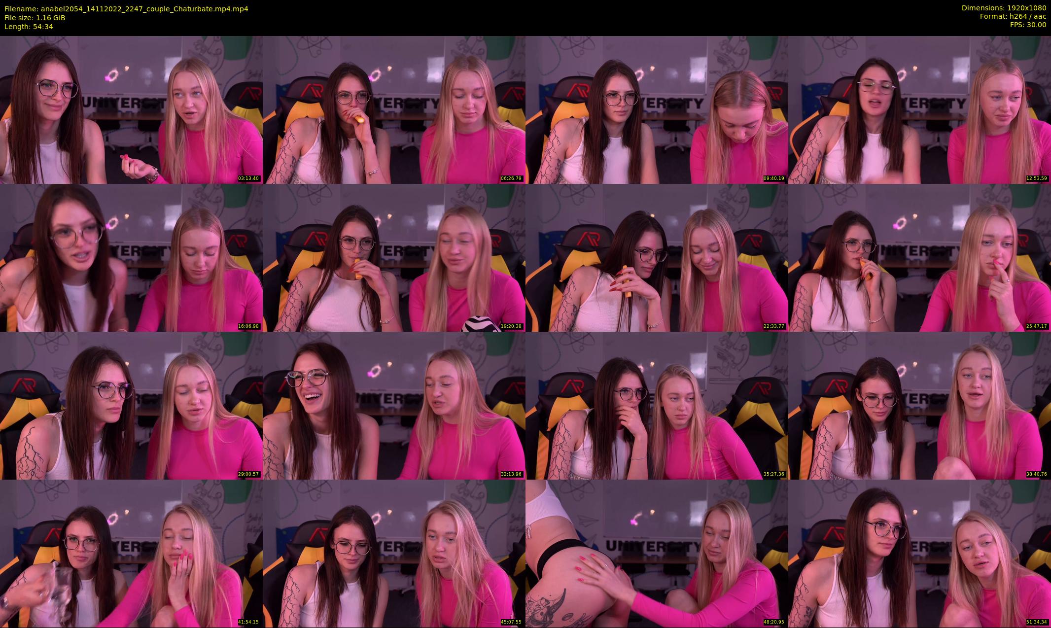 anabel2054 — 55 minute Chaturbate female cam show recording, 1080p, Nov 14, 2022