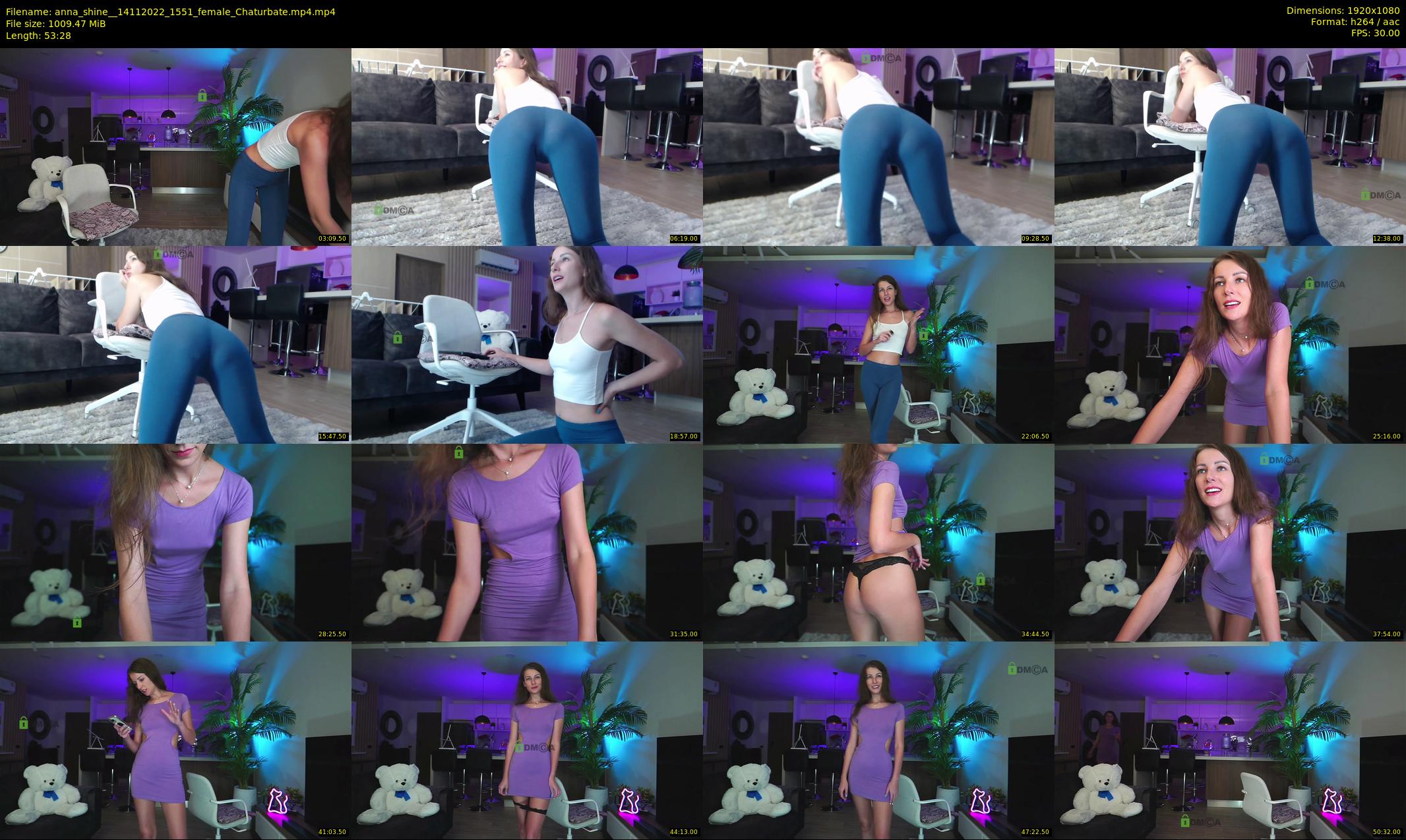anna_shine_ — 54 minute Chaturbate female cam show recording, 1080p, Nov 14, 2022