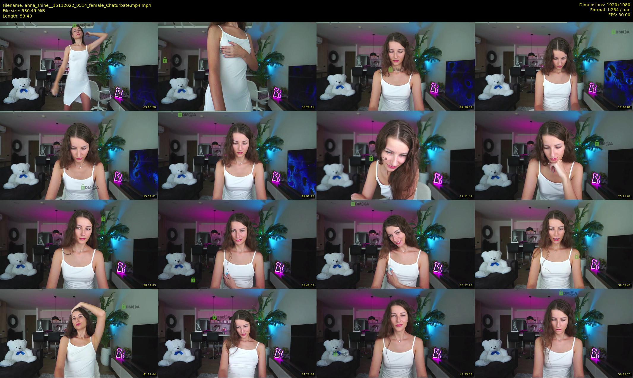 anna_shine_ — 54 minute Chaturbate female cam show recording, 1080p, Nov 15, 2022