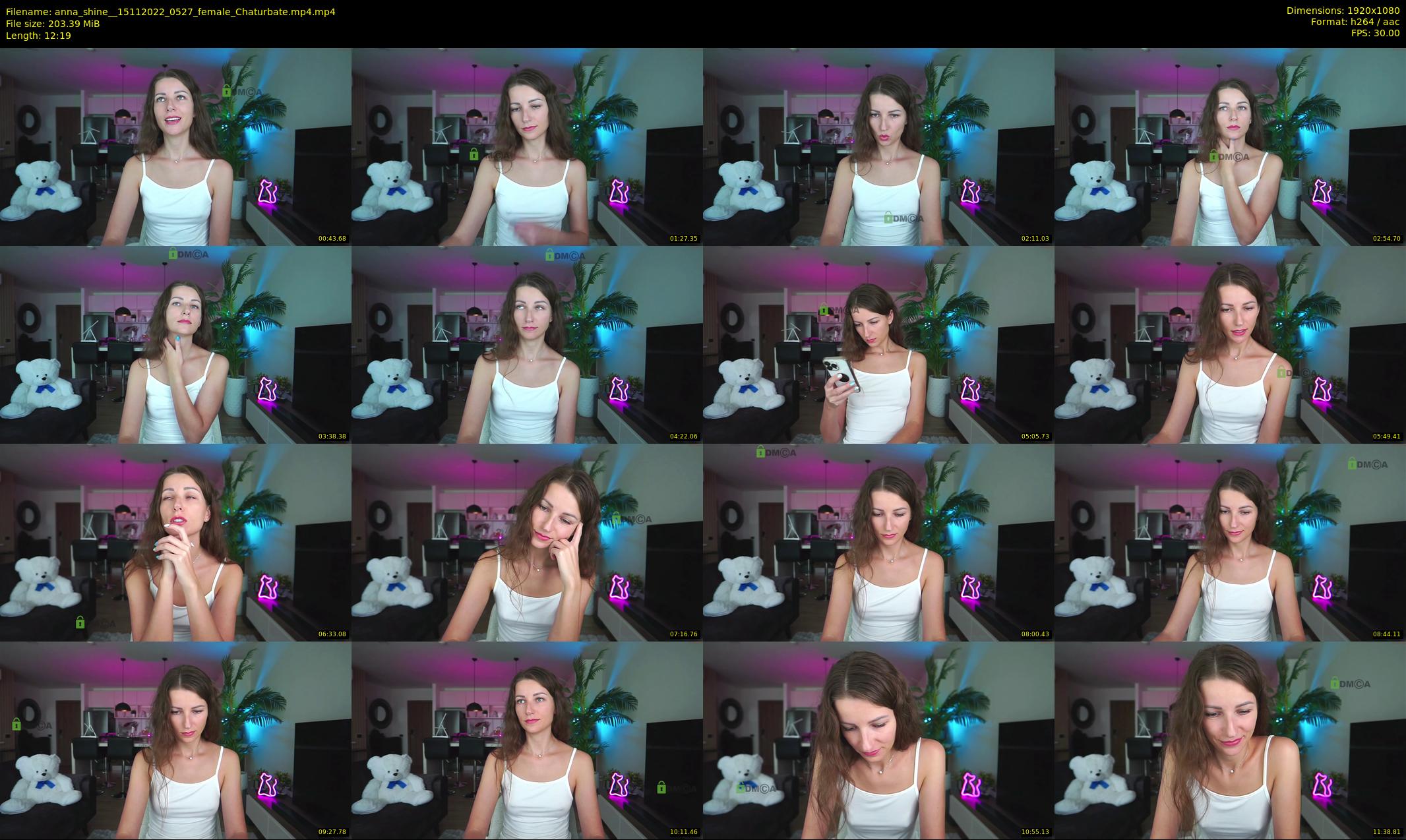 anna_shine_ — 13 minute Chaturbate female cam show recording, 1080p, Nov 15, 2022