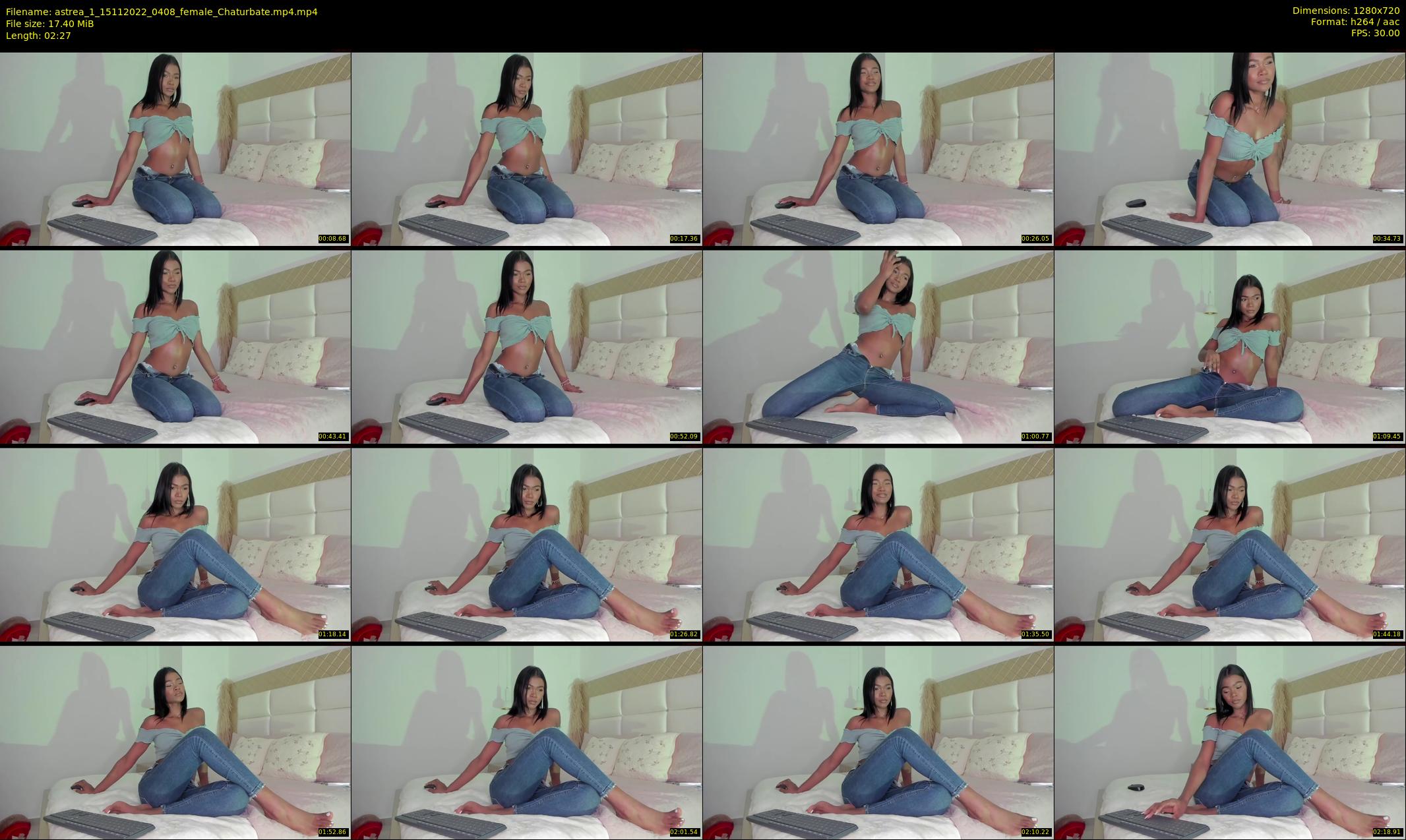 astrea_1 — 3 minute Chaturbate female cam show recording, 720p, Nov 15, 2022