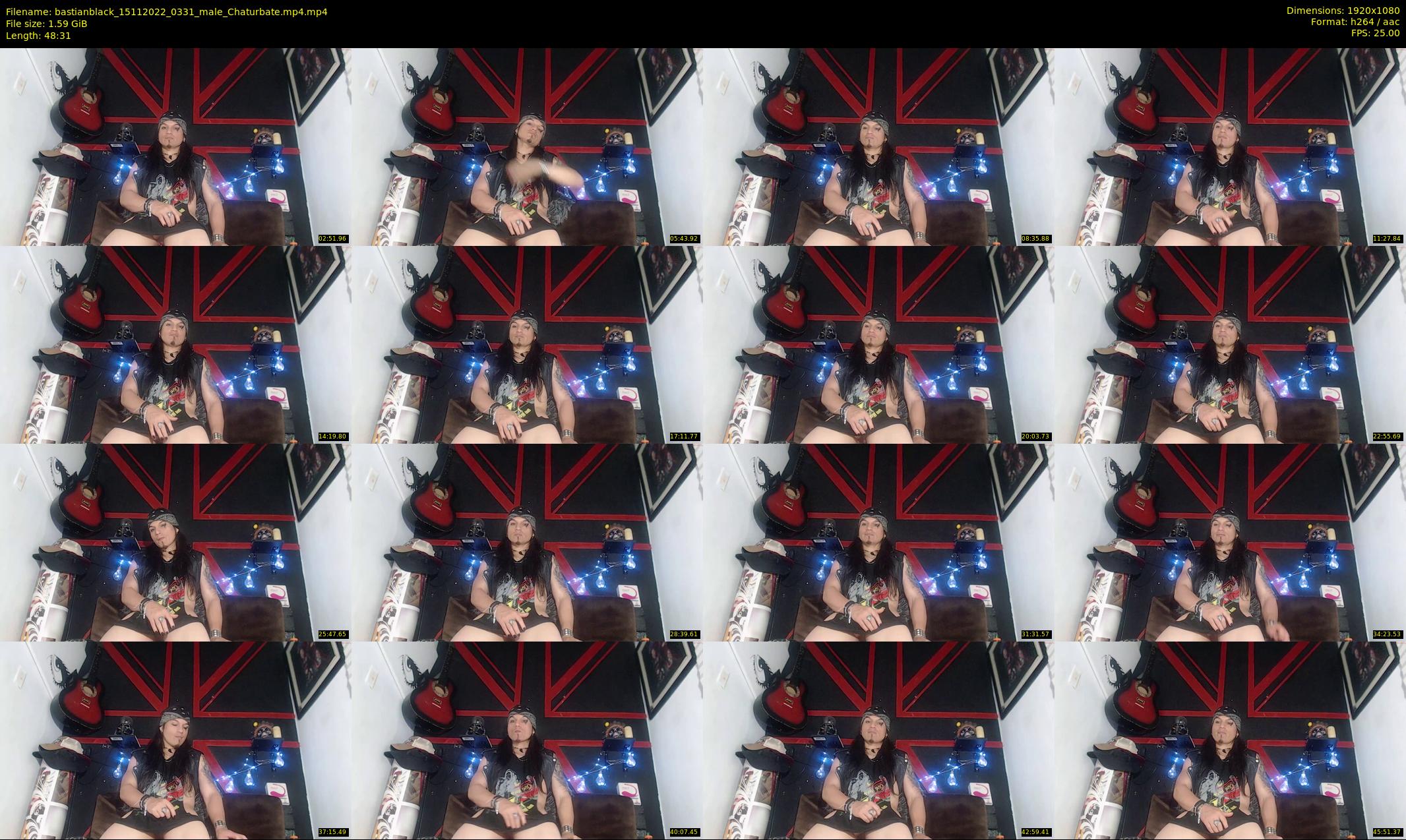 bastianblack — 49 minute Chaturbate male cam show recording, 1080p, Nov 15, 2022