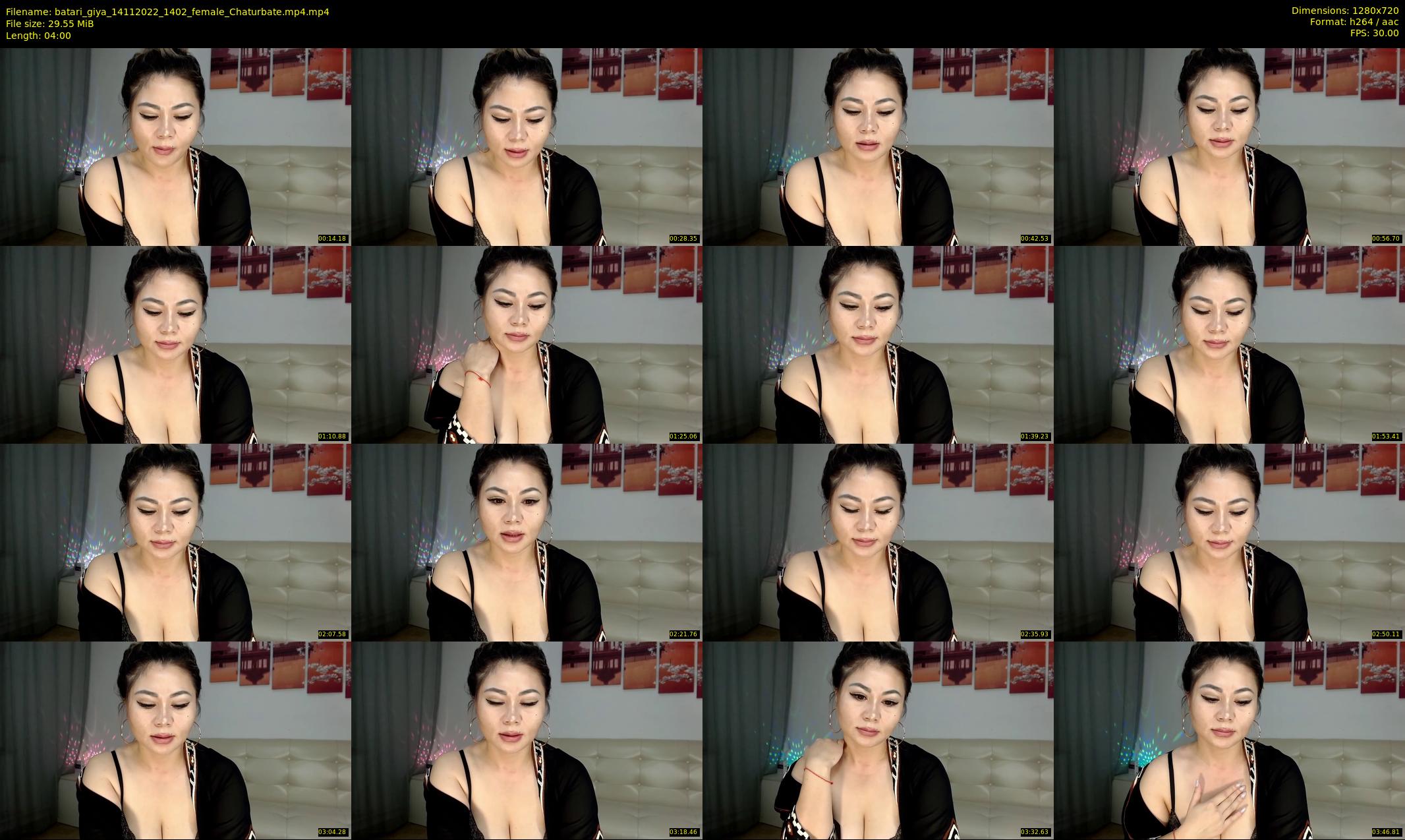 batari_giya — 4 minute Chaturbate female cam show recording, 720p, Nov 14, 2022