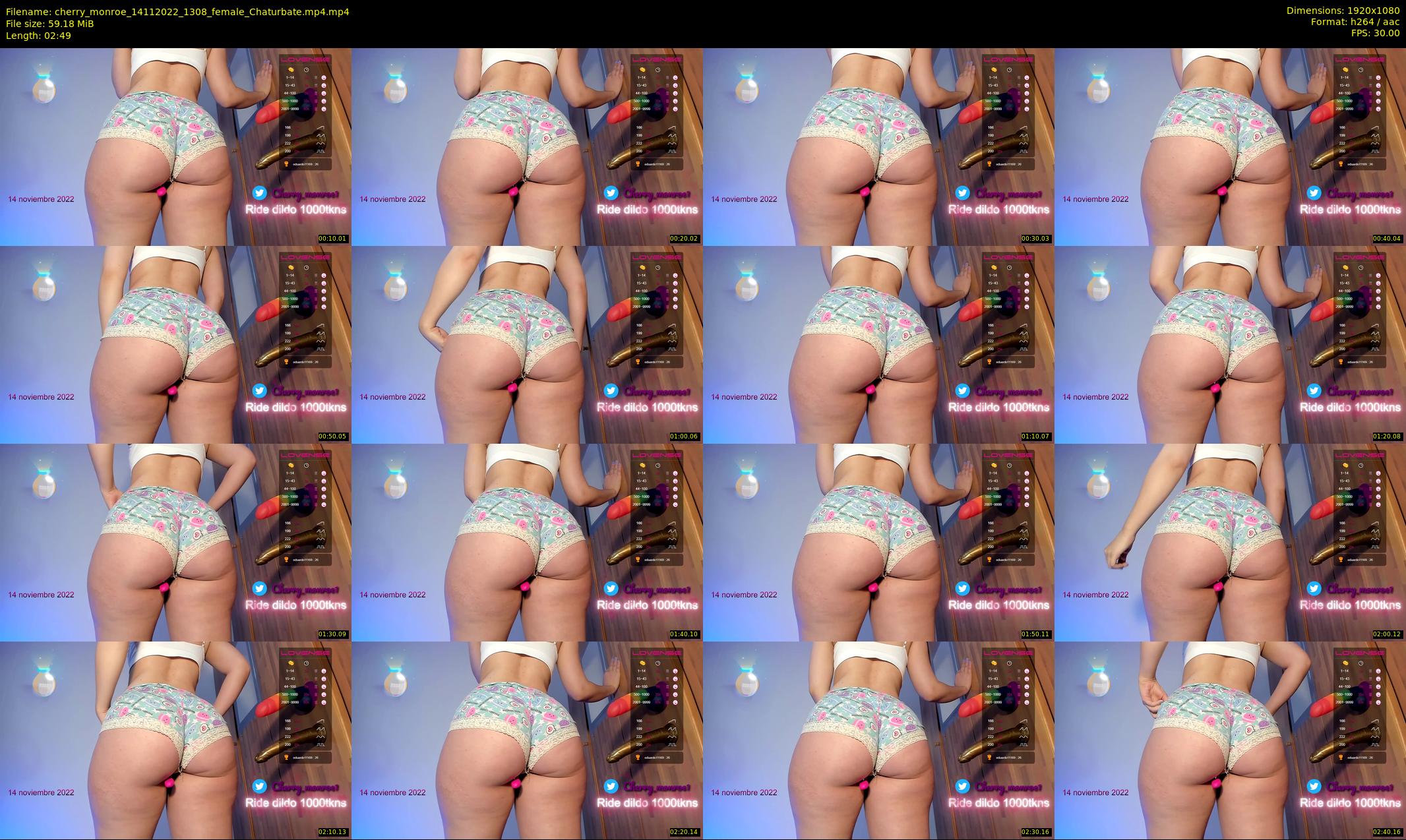 cherry_monroe — 3 minute Chaturbate female cam show recording, 1080p, Nov 14, 2022