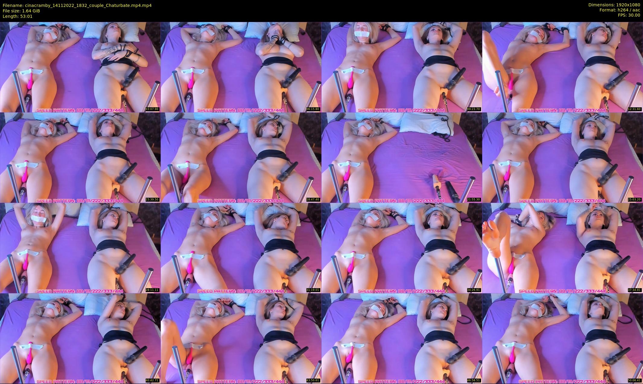 cinacramby — 54 minute Chaturbate female cam show recording, 1080p, Nov 14, 2022