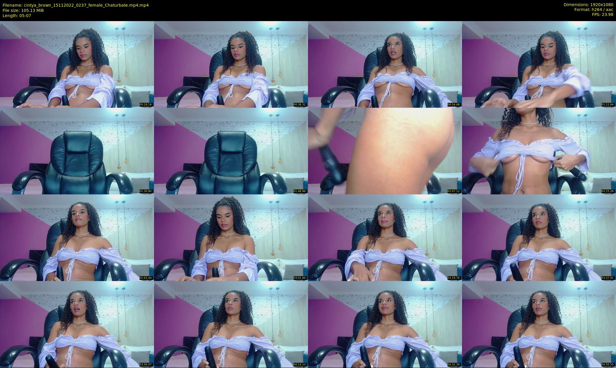 cintya_brown — 6 minute Chaturbate female cam show recording, 1080p, Nov 15, 2022