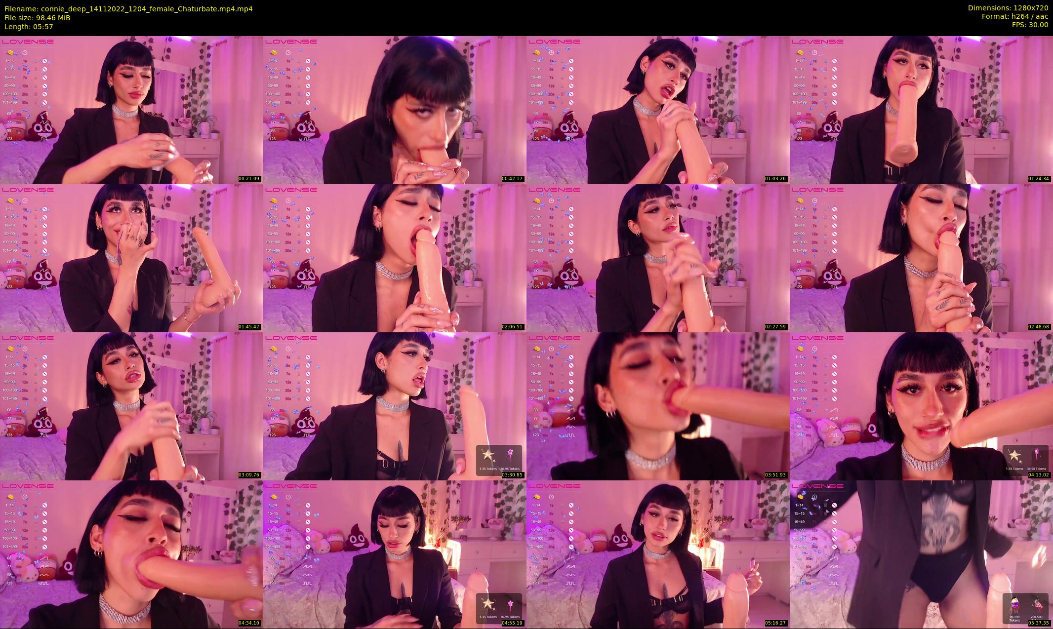 connie_deep — 6 minute Chaturbate female cam show recording, 720p, Nov 14, 2022