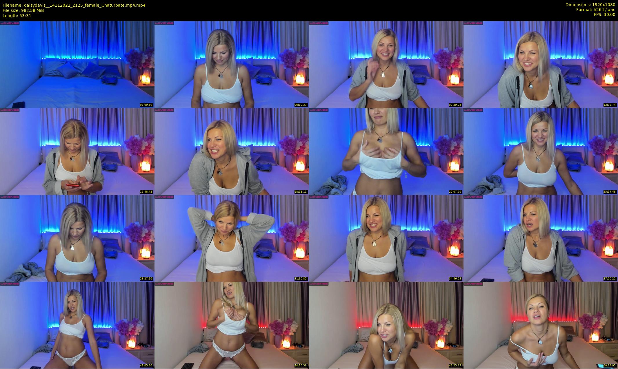 daisydavis_ — 54 minute Chaturbate female cam show recording, 1080p, Nov 14, 2022