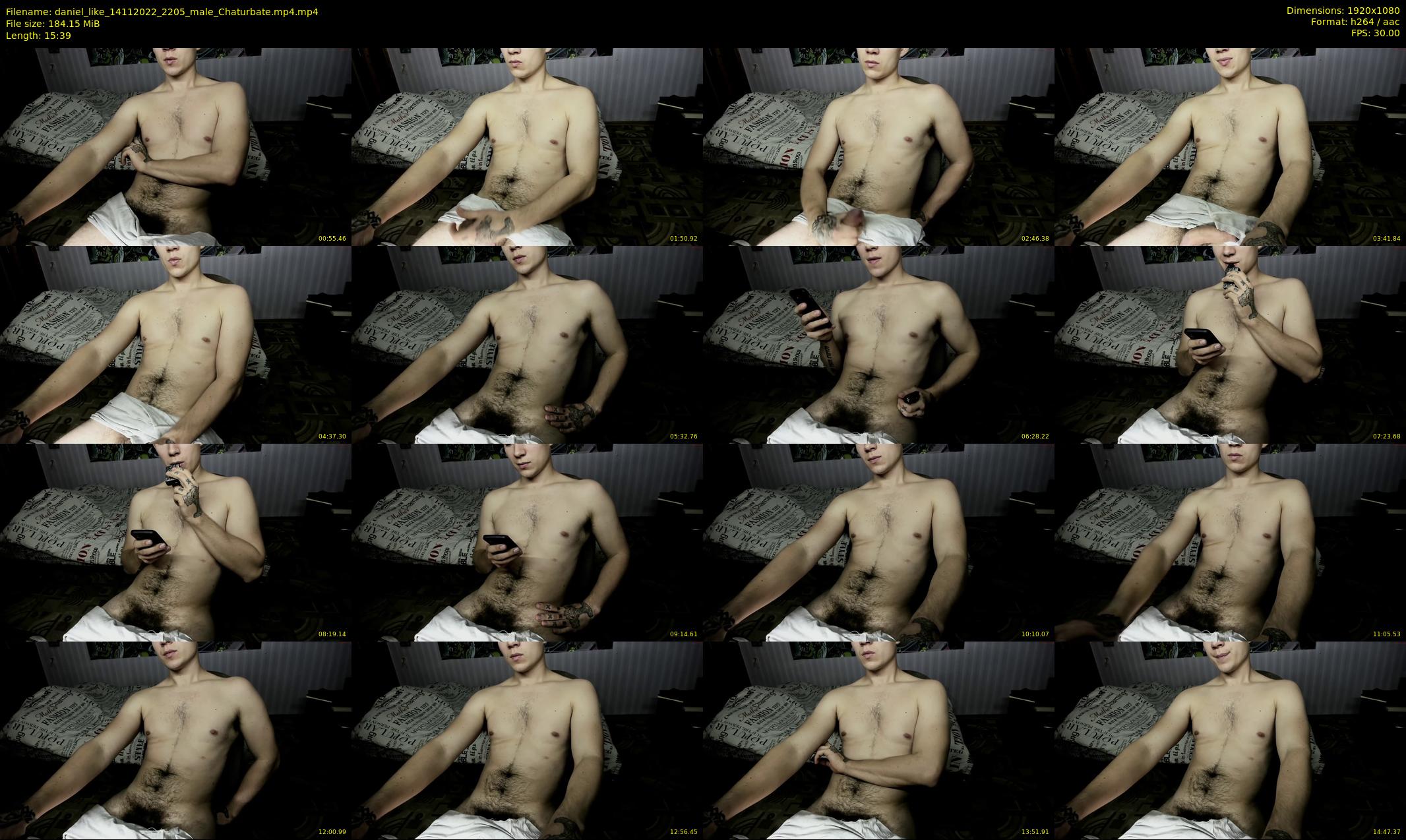 daniel_like — 16 minute Chaturbate male cam show recording, 1080p, Nov 14, 2022